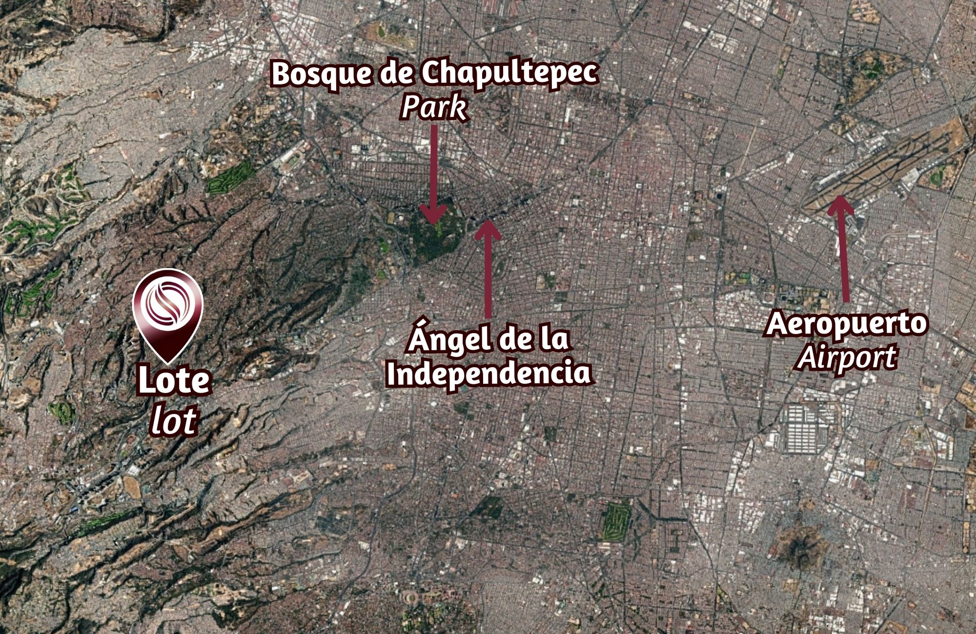 Residential Two-Lot for Sale, Bosque de las Lomas, Mexico City