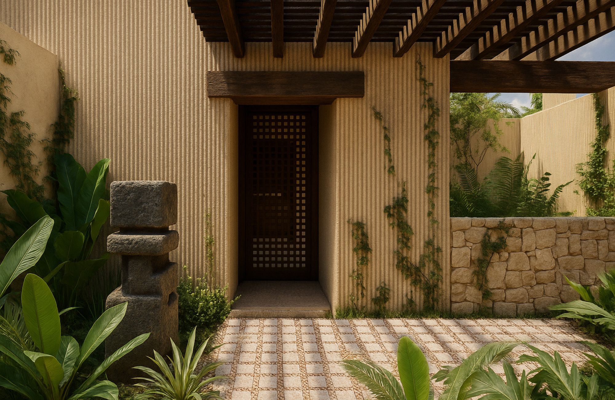 Villa with private pool surrounded by nature for sale, Huertos Familiares, Cozumel