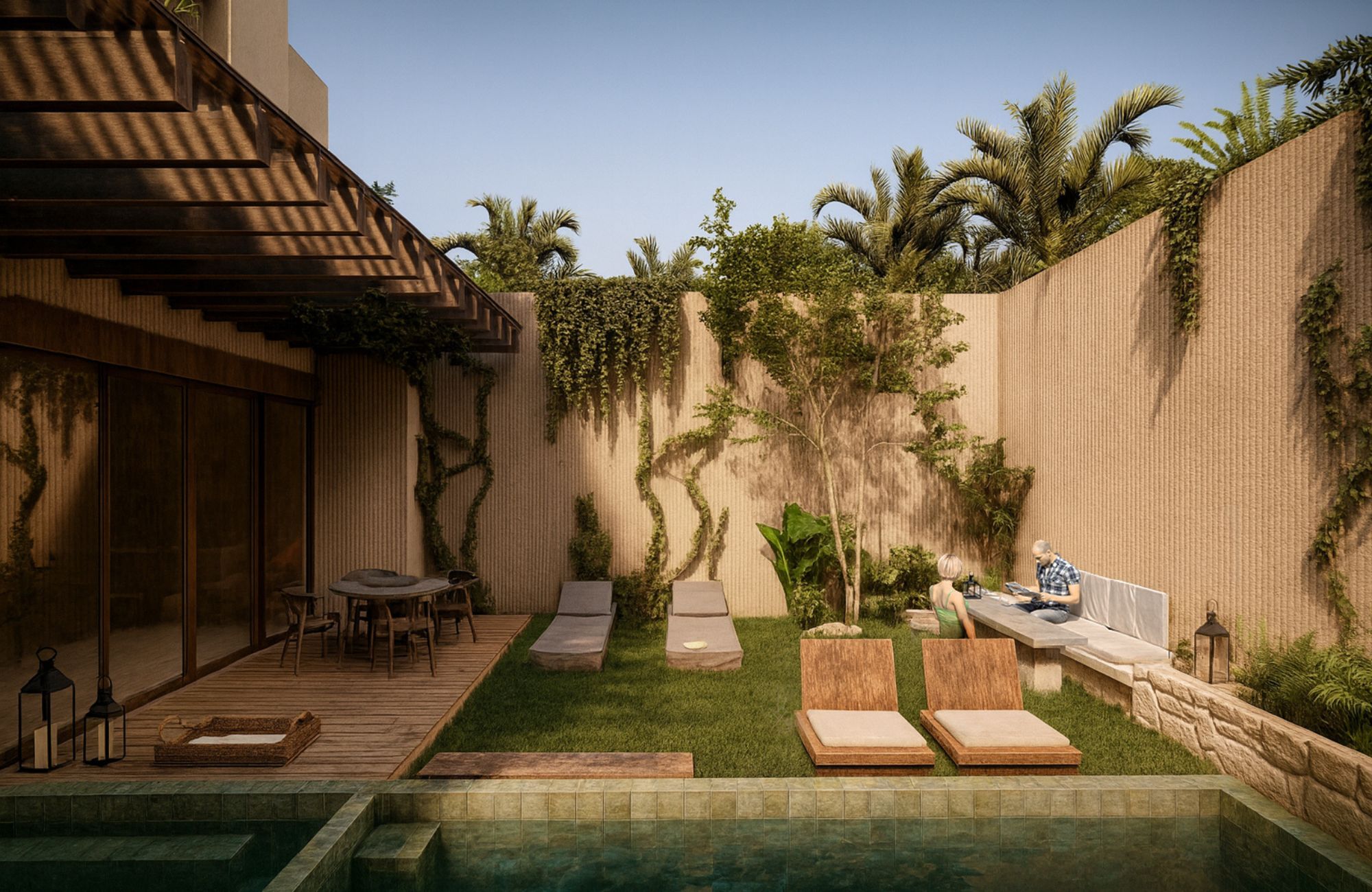 Villa with private pool surrounded by nature for sale, Huertos Familiares, Cozumel