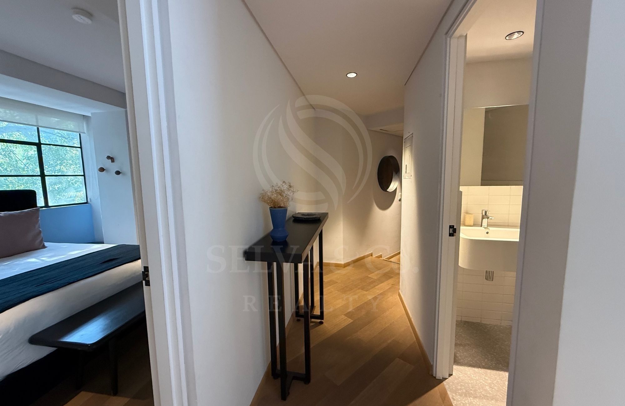 Condo with a 5 m2 terrace, 2 parking spaces, swimming lane, gym, playground, green areas, pre-construction, for sale in Santa Fe, Mexico Cit