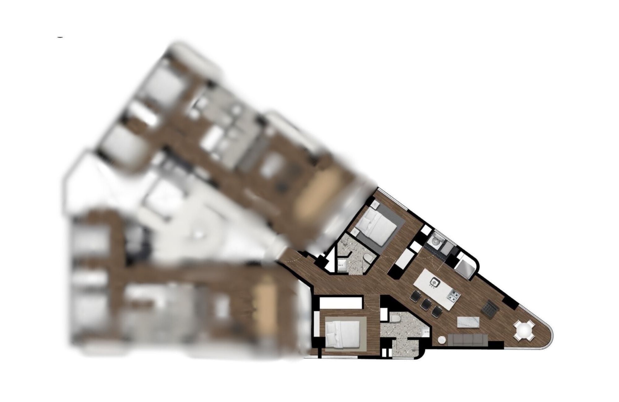 Condo with a 5 m2 terrace, 2 parking spaces, swimming lane, gym, playground, green areas, pre-construction, for sale in Santa Fe, Mexico Cit