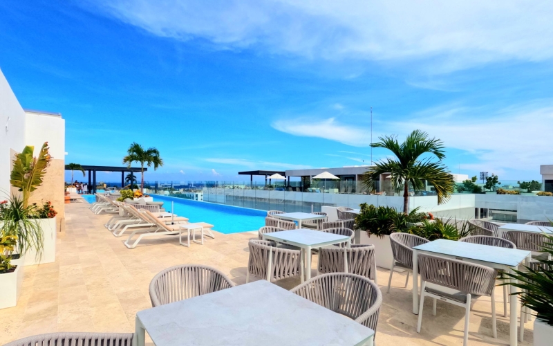 Furnished Ocean-View Condo for Sale, Downtown, Playa del Carmen