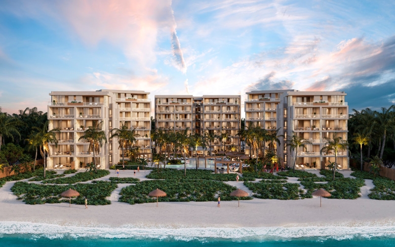 Oceanfront condo with premium amenities for sale, Chuburn&aacute;, Yucat&aacute;n