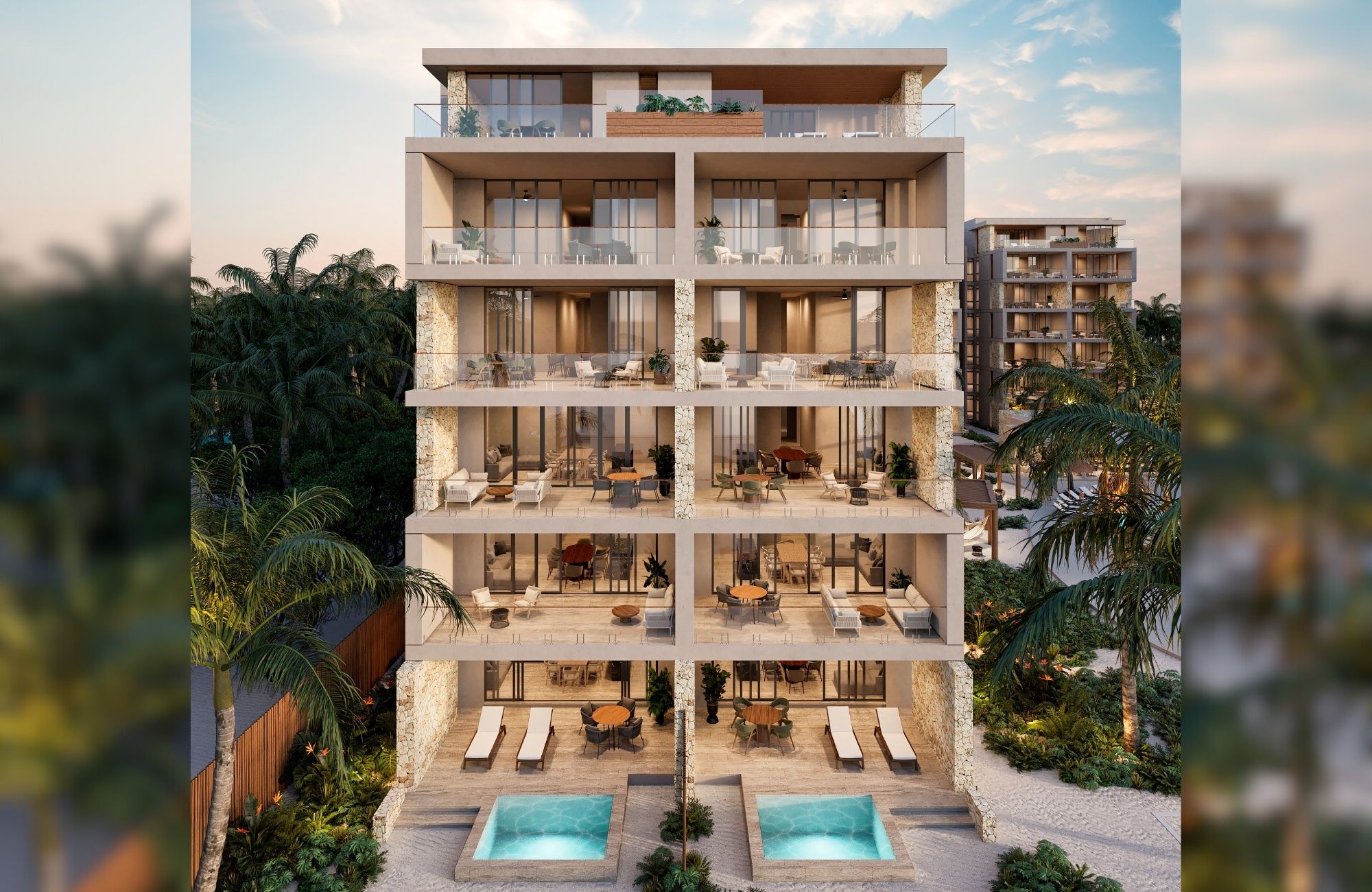 Condominium with access to the beach for sale, Progreso area, Merida, Yucatan