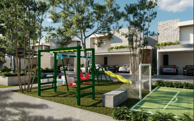 House with Private Pool and Terrace for Sale, Temoz&oacute;n Norte, M&eacute;rida