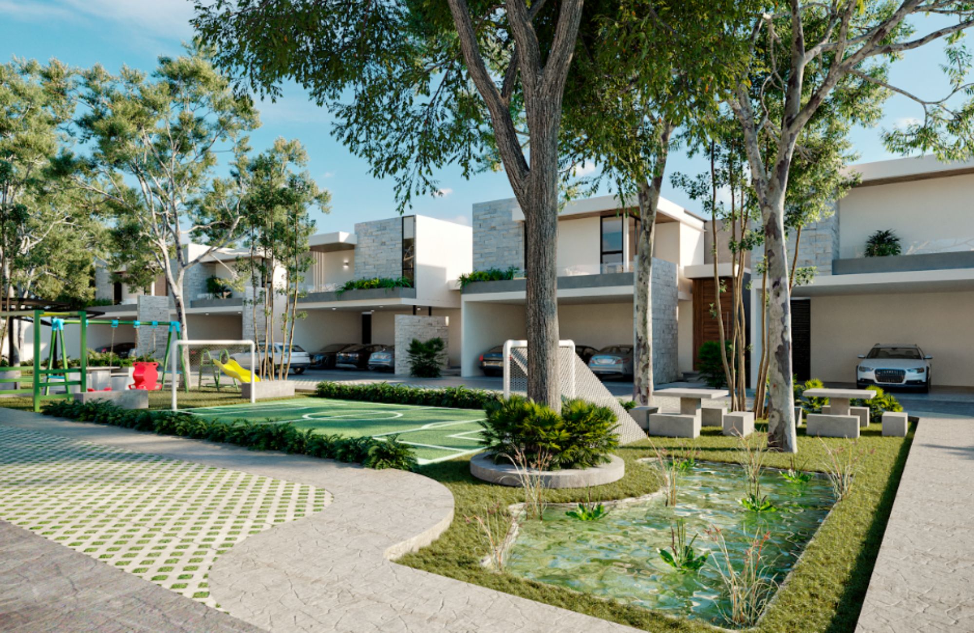 Villa with private pool and beach club for sale, San Benito, Yucat&aacute;n