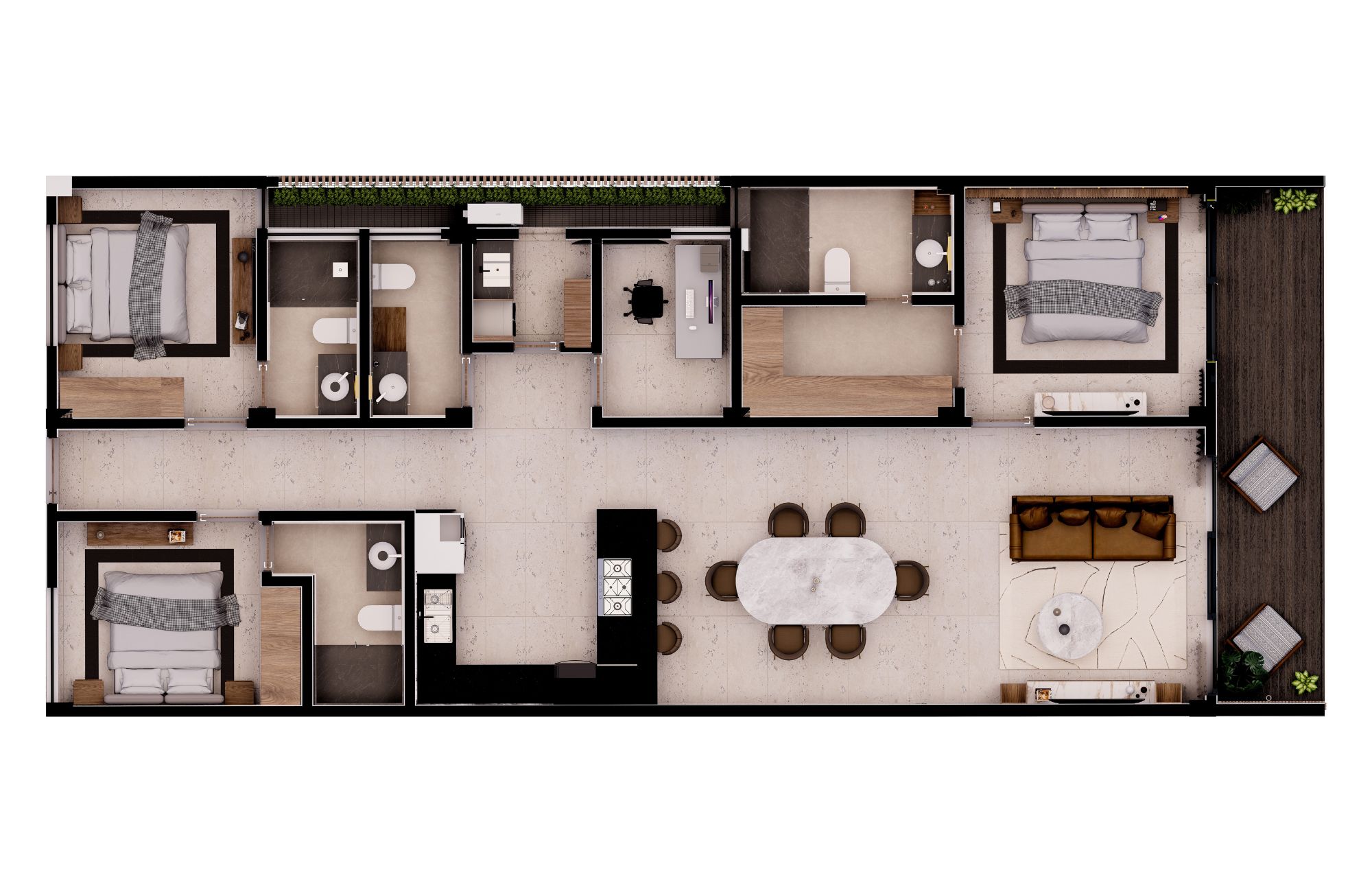 Apartment in Gated Community for Sale, Bonampak Avenue, Canc&uacute;n