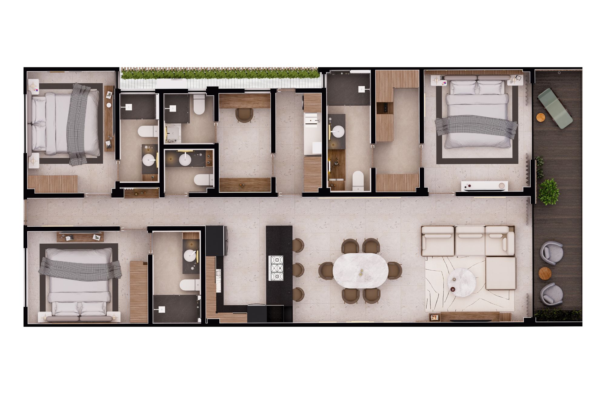 Condo with pool, Jacuzzi, pre-construction, for sale, Cumbres, Canc&uacute;n