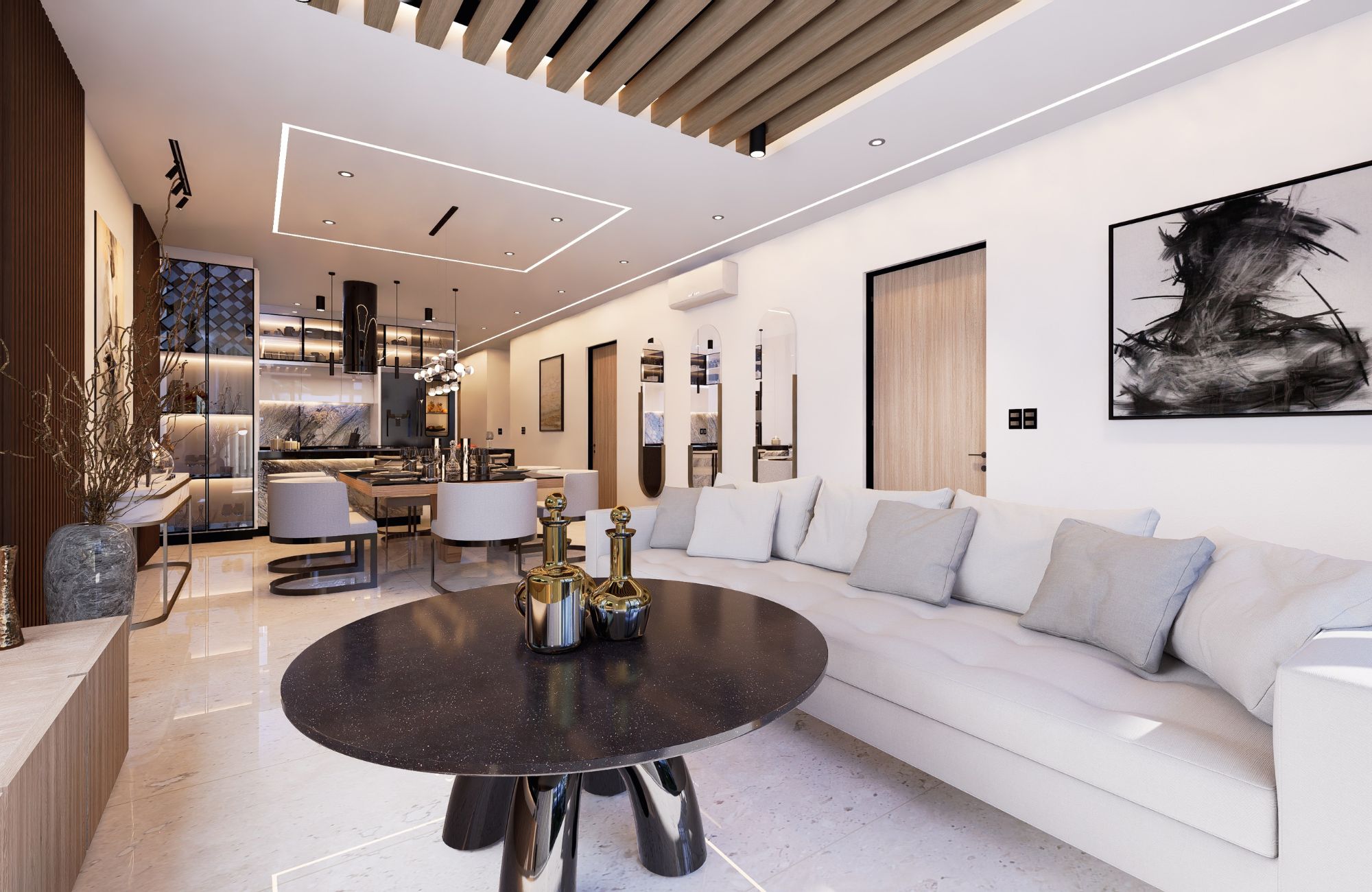 Apartamento con terraza, vista a la laguna, en venta, Parque Canc&uacute;n, Canc&uacute;n