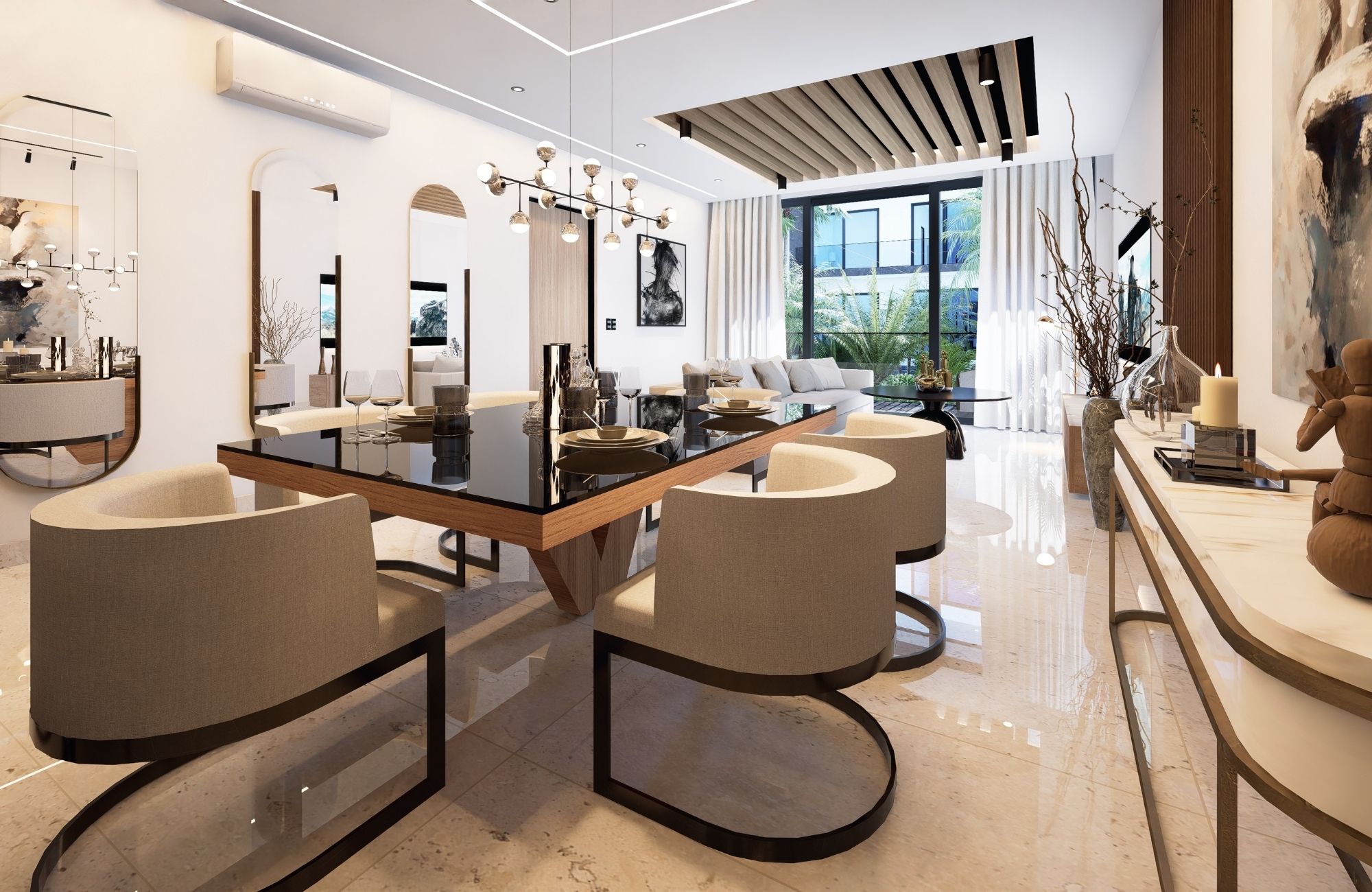 Apartamento con terraza, vista a la laguna, en venta, Parque Canc&uacute;n, Canc&uacute;n