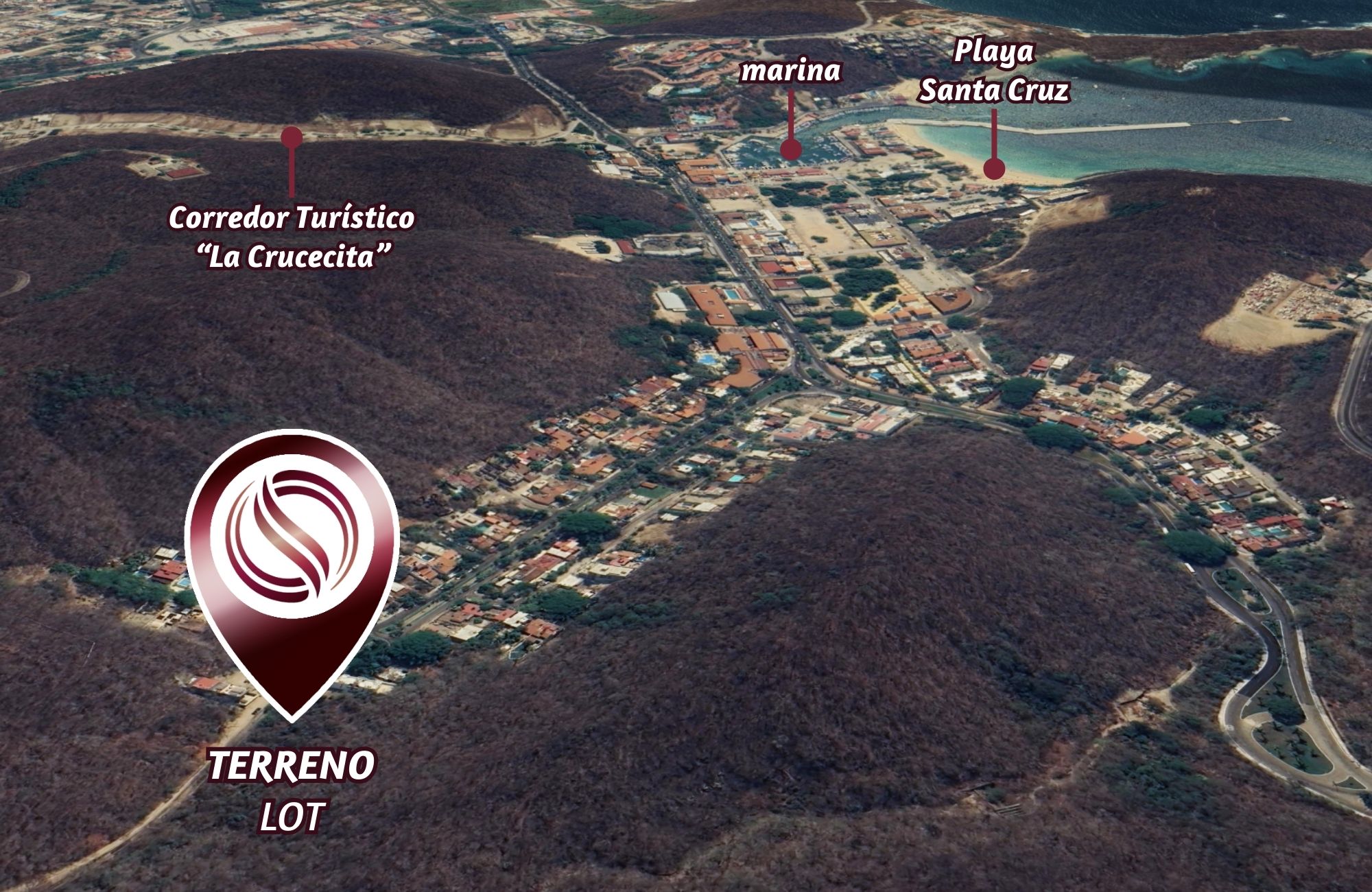 Single-Family Land of 400 m&sup2; for Sale, Sector E, Huatulco