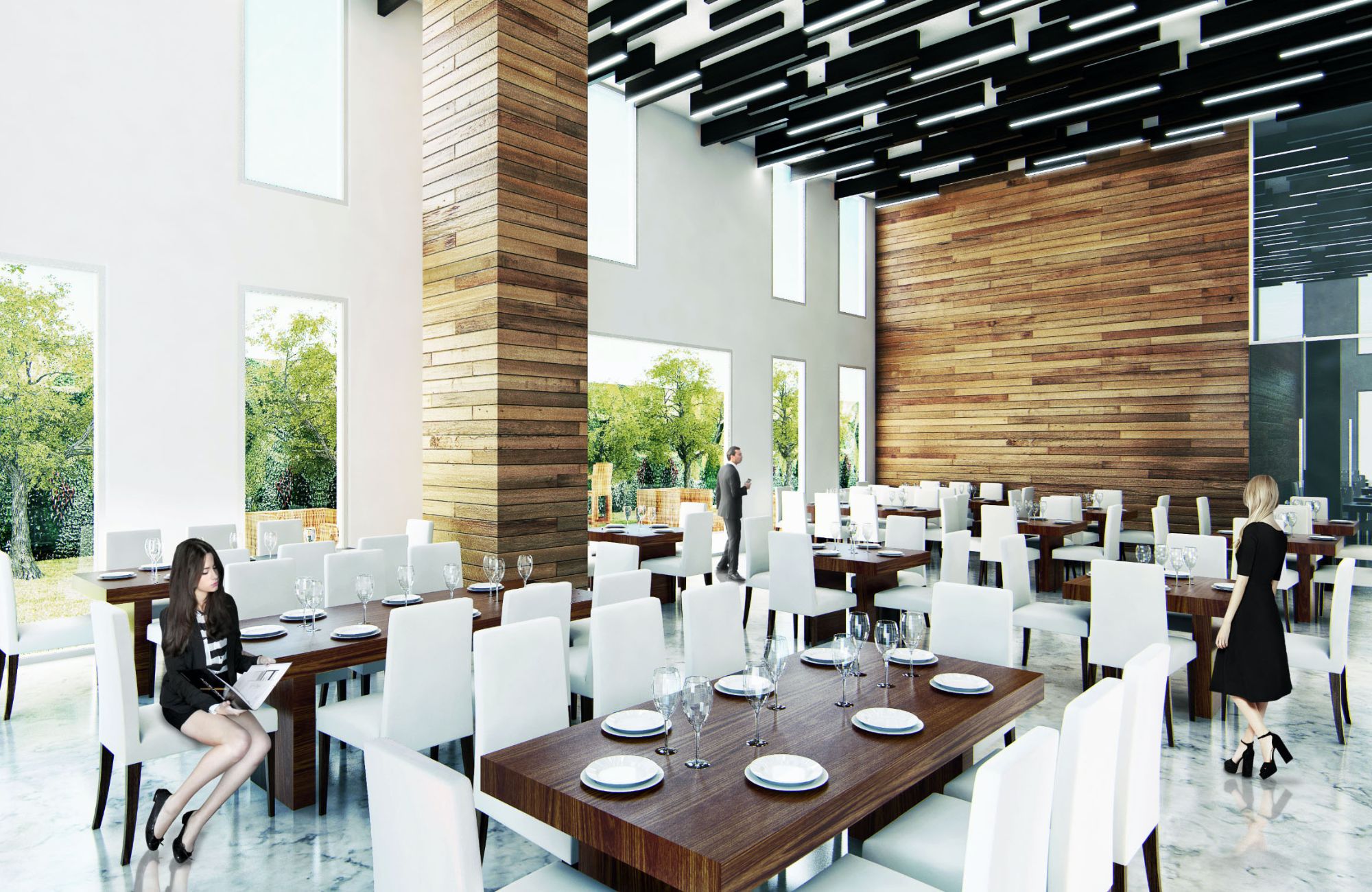 Apartment with terrace and garden, 4 parking spaces, swimming lane, gym, playground, green areas, pre-construction, for sale in Santa Fe, Me