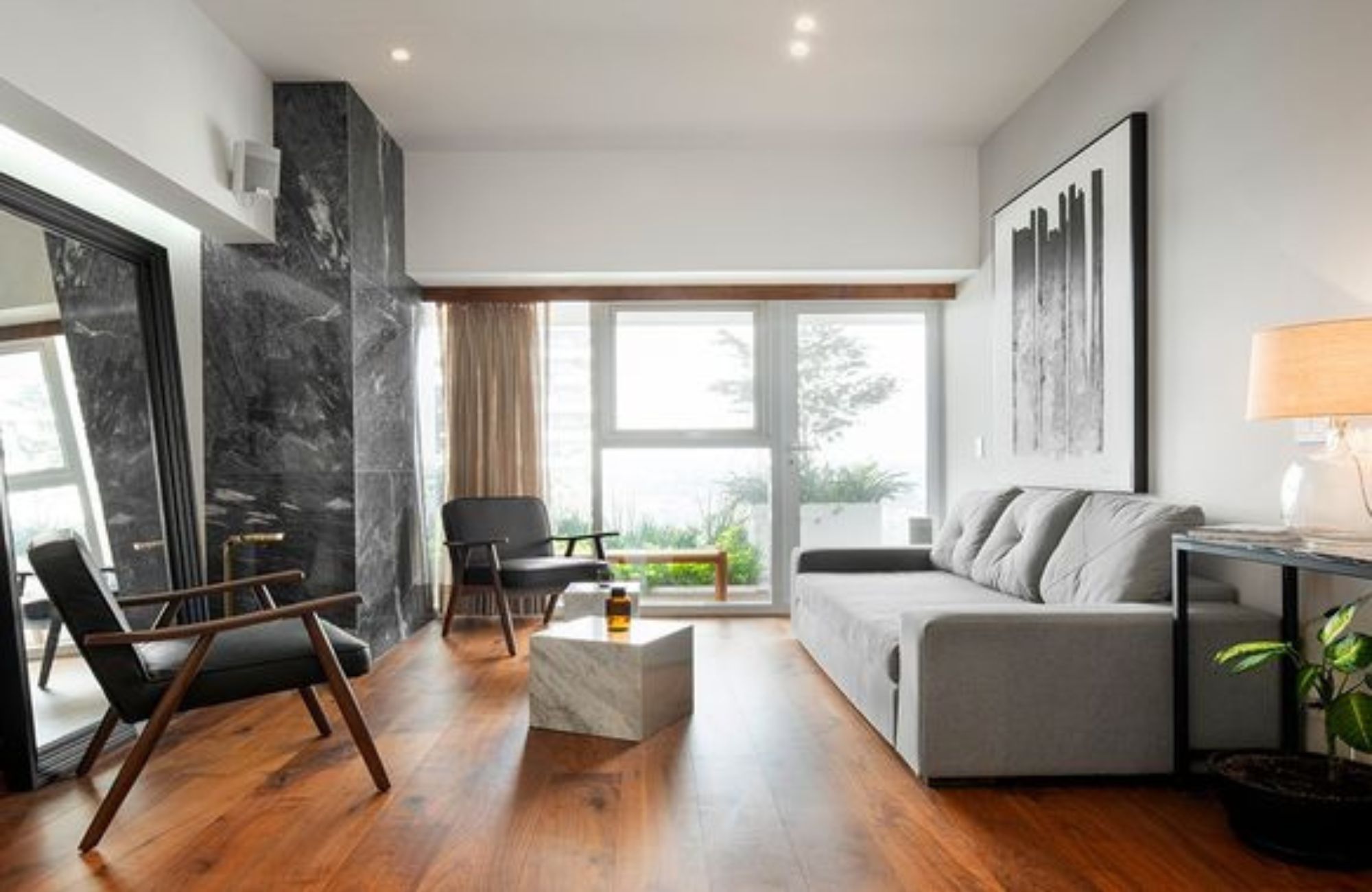 Apartment with terrace and garden, 4 parking spaces, swimming lane, gym, playground, green areas, pre-construction, for sale in Santa Fe, Me