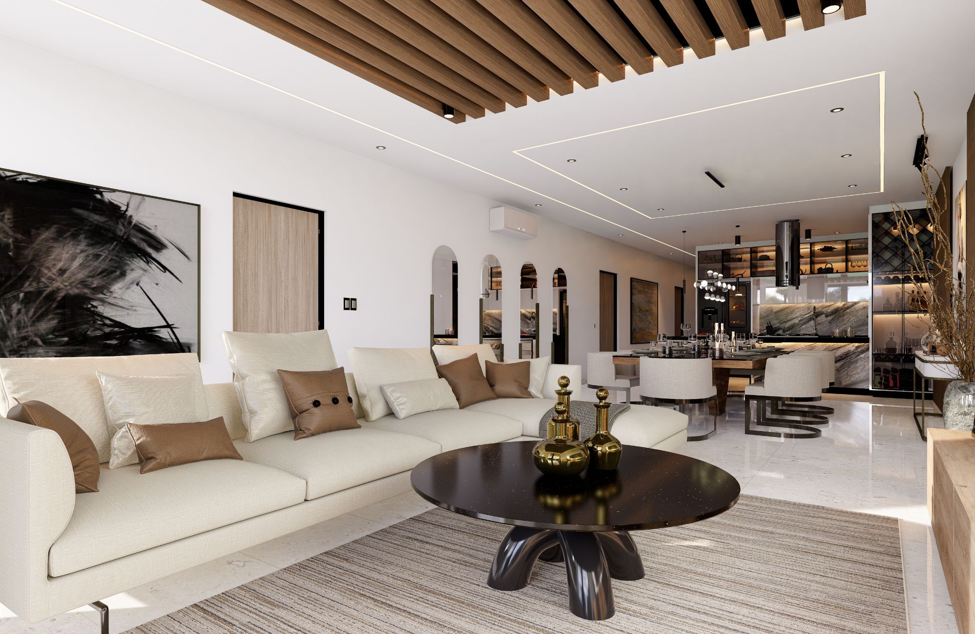 Apartment with beautiful views of the sea and the marina, with amenities: infinity pool, spa, gym, lounge area, event room, lobby