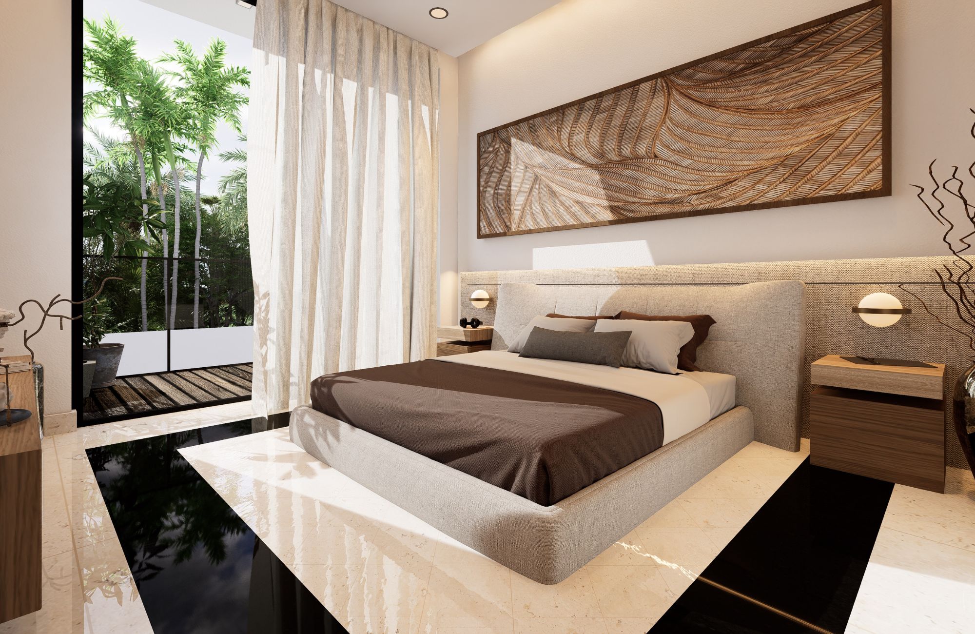 Apartment with beautiful views of the sea and the marina, with amenities: infinity pool, spa, gym, lounge area, event room, lobby