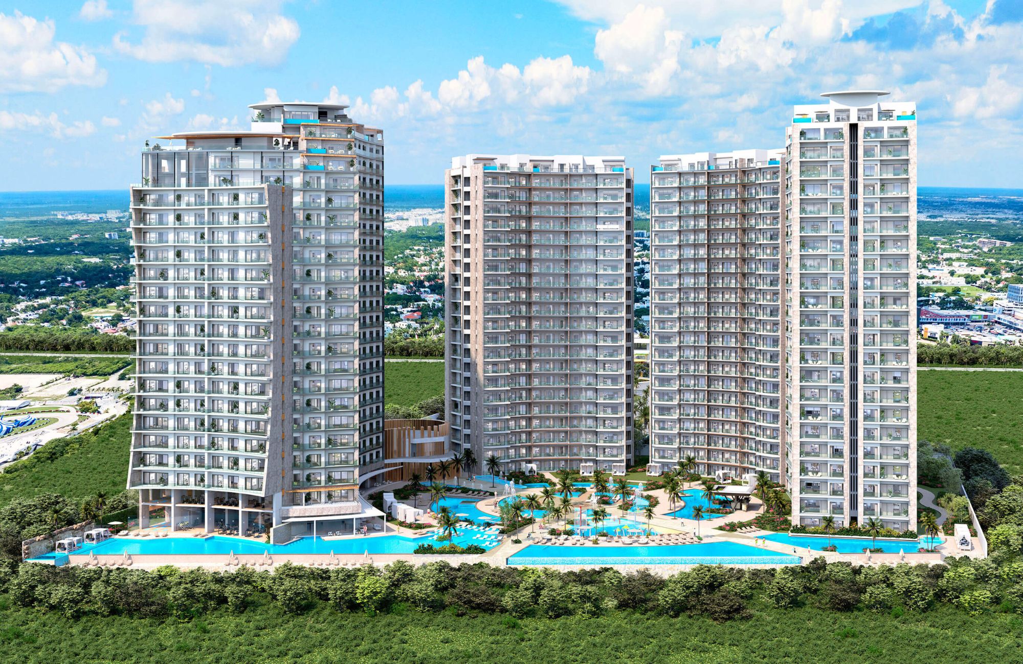 Apartment with pool and jacuzzi for sale, Boulevard Colosio, Canc&uacute;n