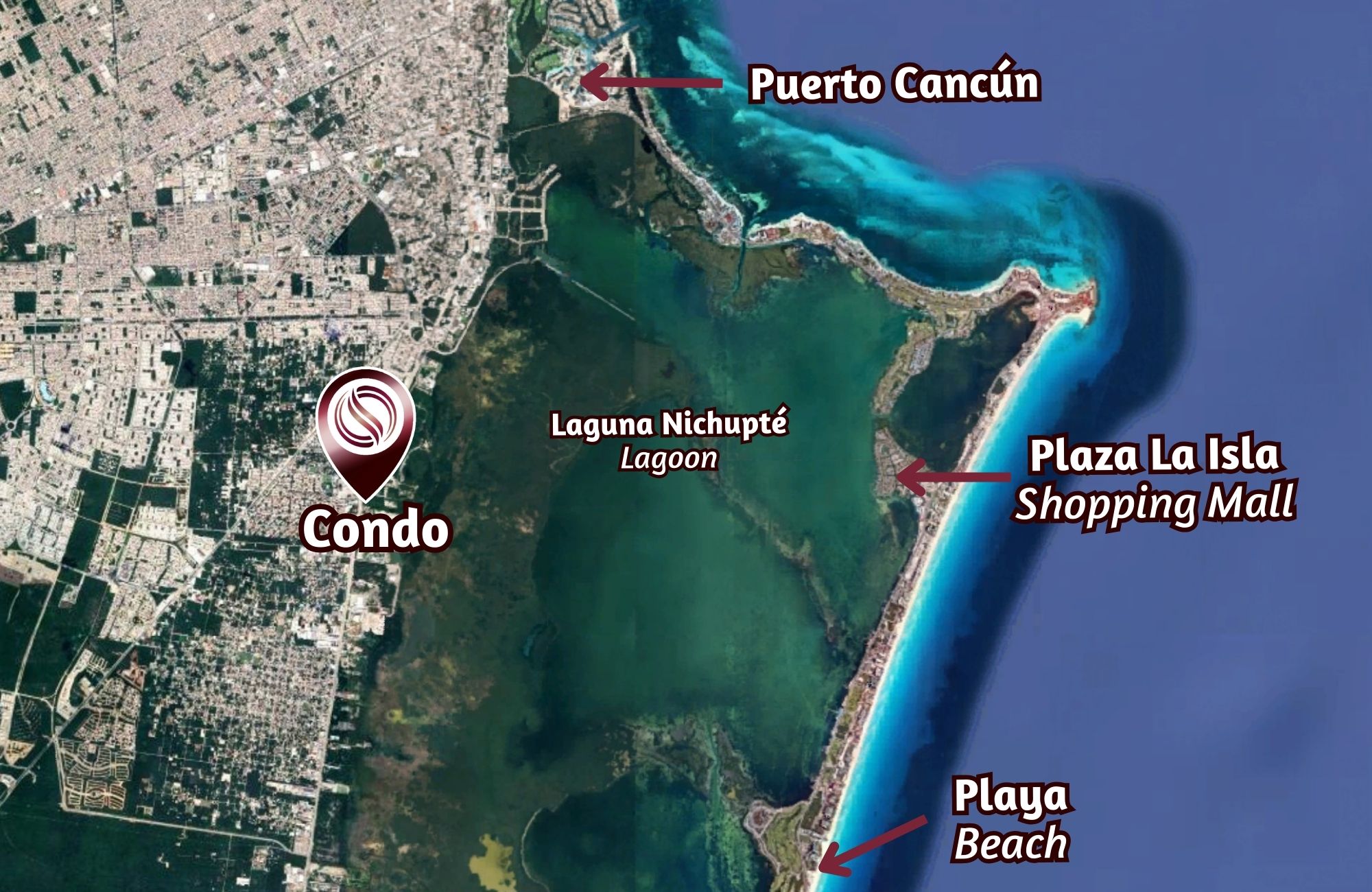 Condo with balcony, exclusive amenities for sale, Las Am&eacute;ricas Zone, Canc&uacute;n