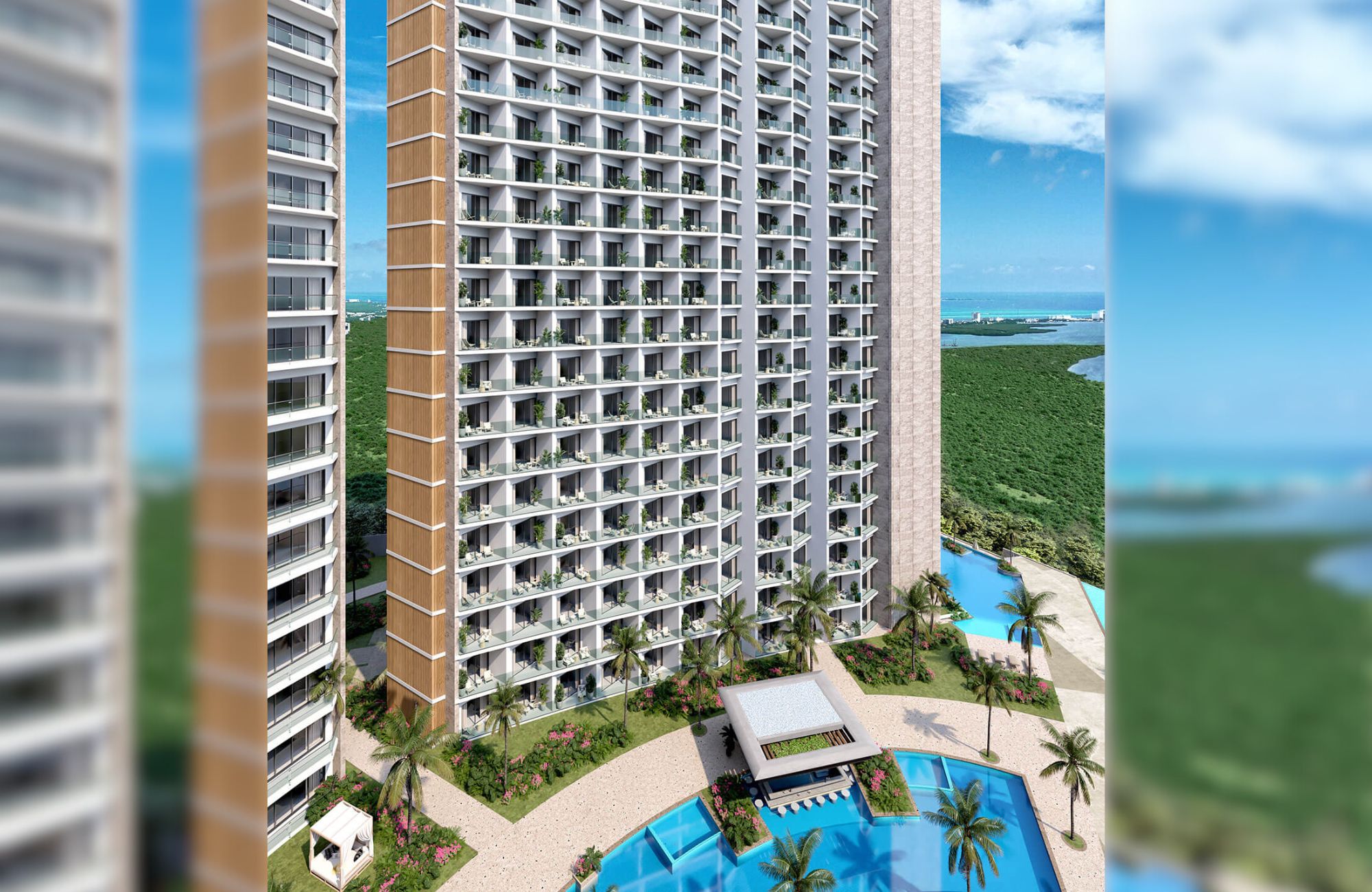 Departamento con vista a la laguna, padel, pet friendly, Zona Hotelera, Canc&uacute;n