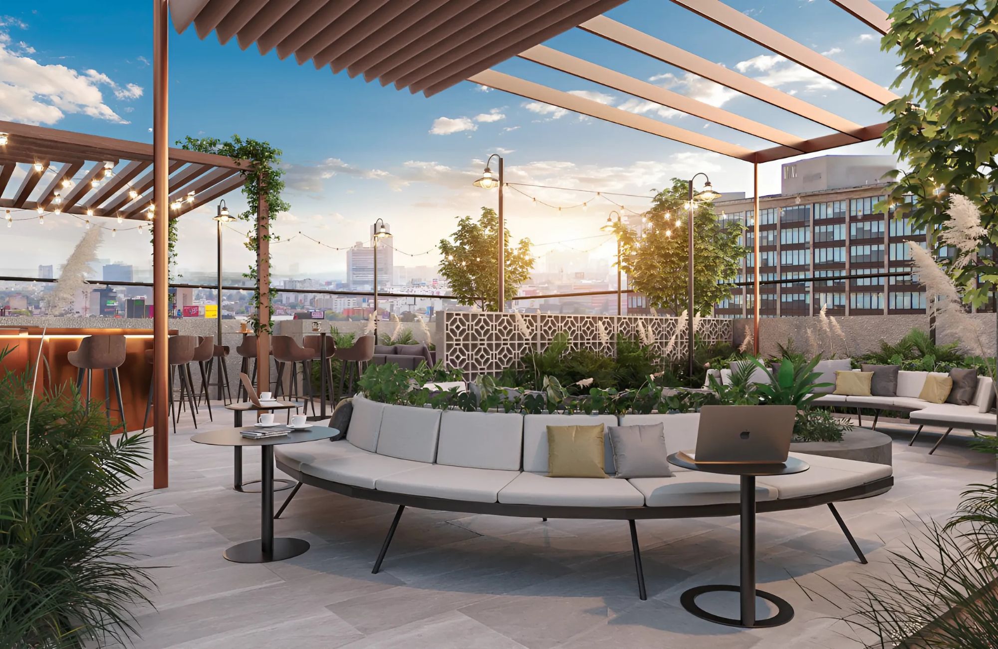 Condo with terrace, roofgarden, pre-construction, for sale,  Roma Norte, Mexico City