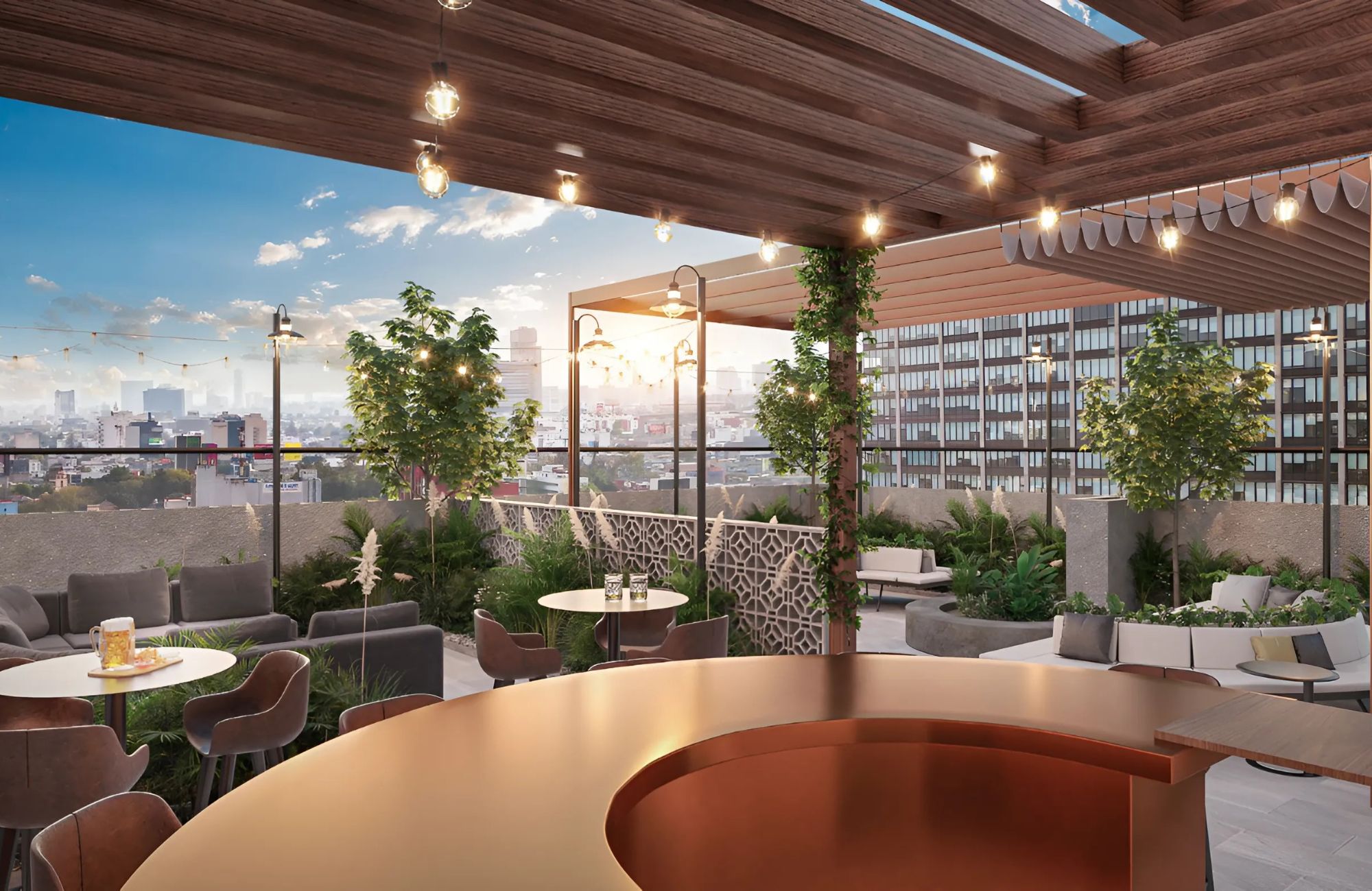 Condo with terrace, roofgarden, pre-construction, for sale,  Roma Norte, Mexico City