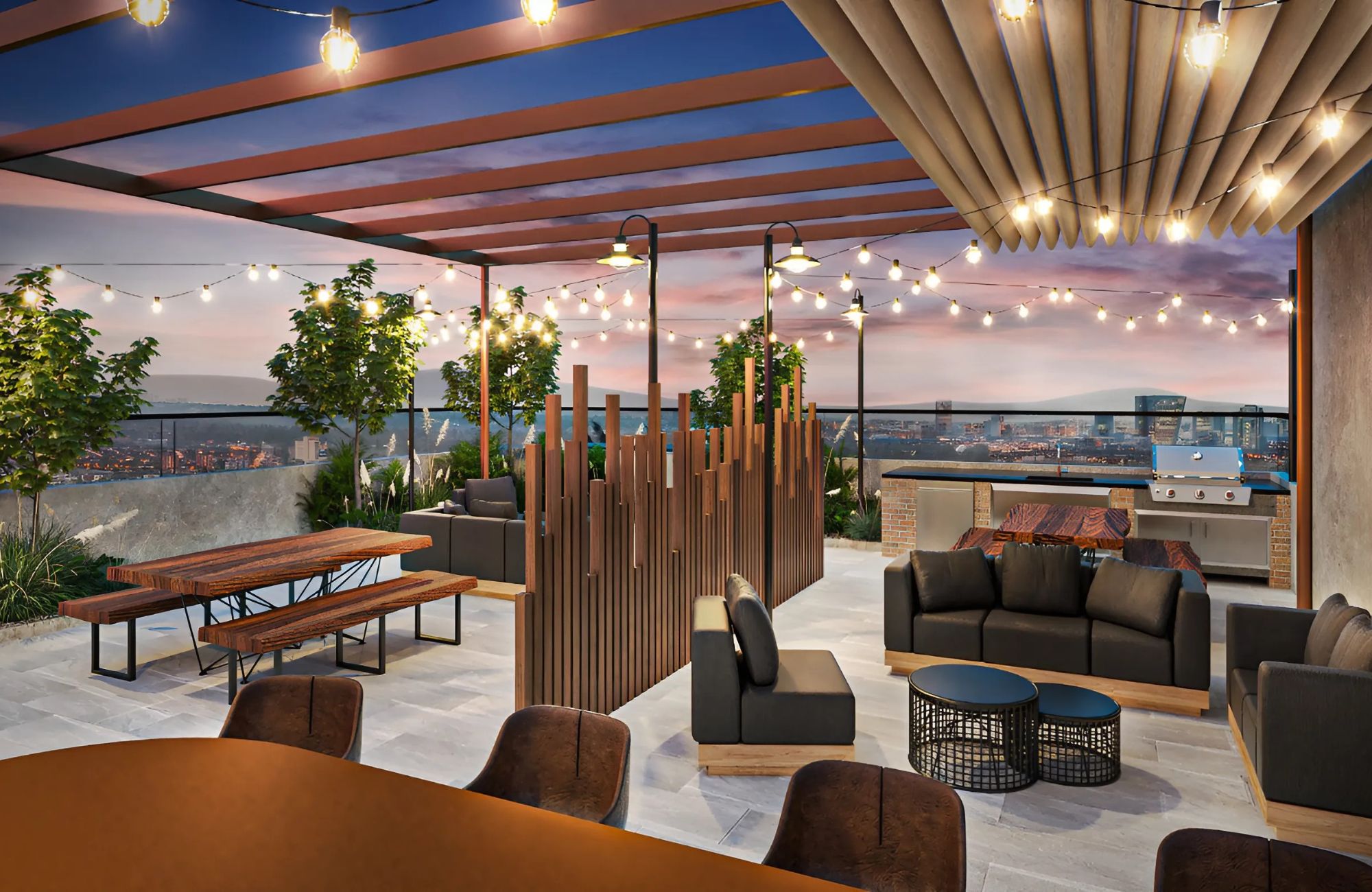 Condominium with balcony, common roof garden and patio, Miguel Hidalgo, Mexico City.