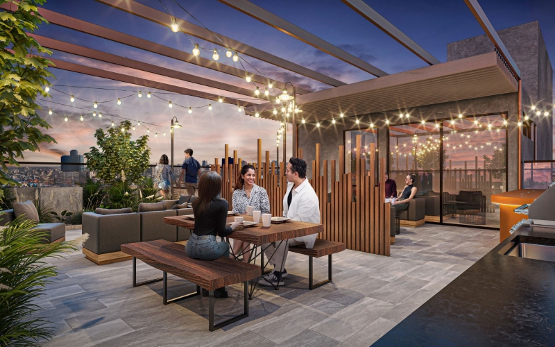 Condo for sale with floor-to-ceiling windows, Miguel Hidalgo, Mexico City