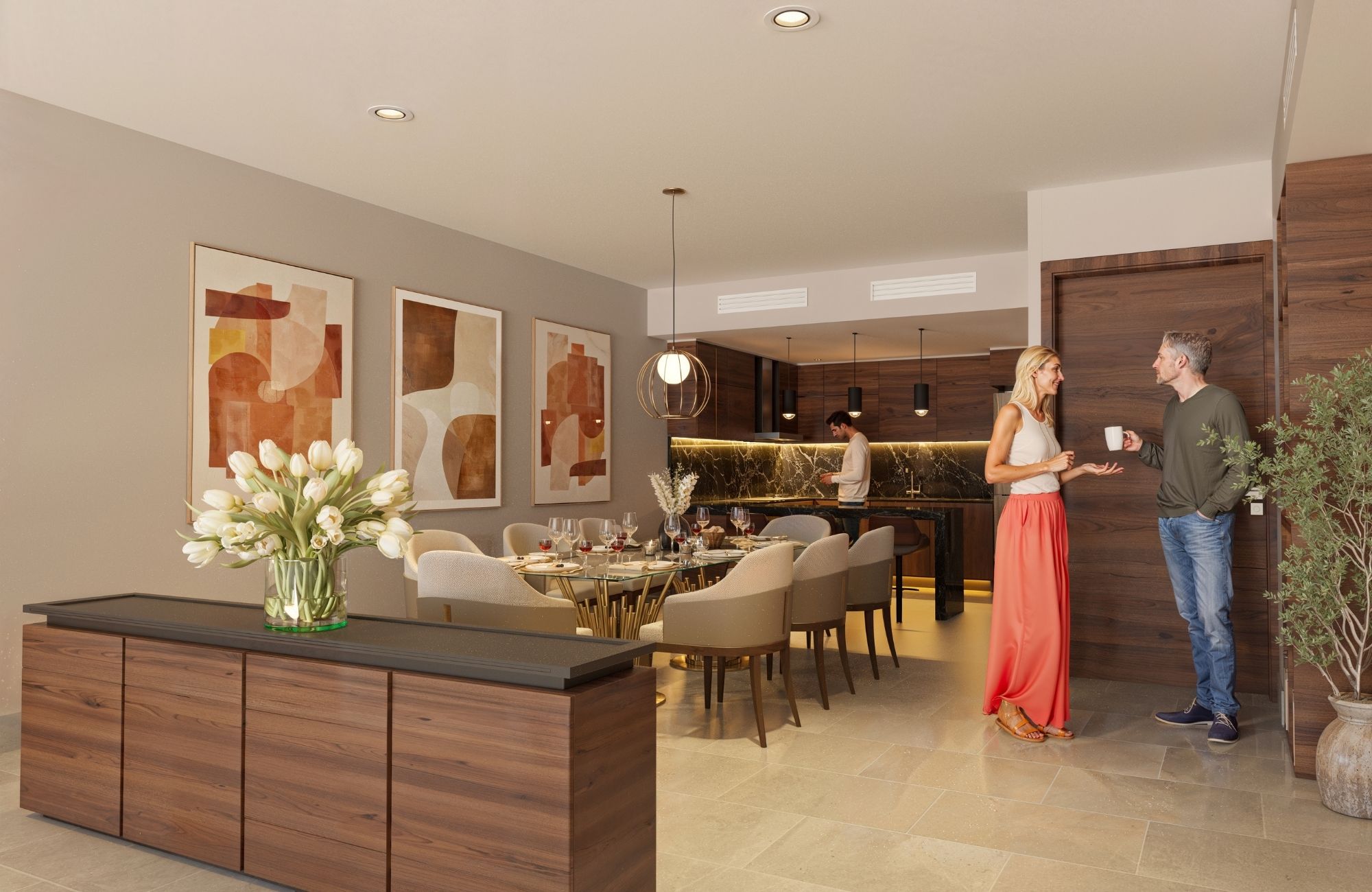 Luxury condo with lock-off, ocean view, for sale, Costa Mujeres, Cancun