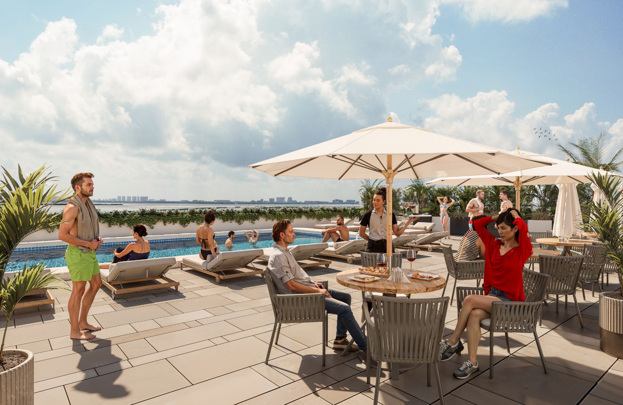 Condo with lagoon view and premium amenities, Hotel Zone, Canc&uacute;n