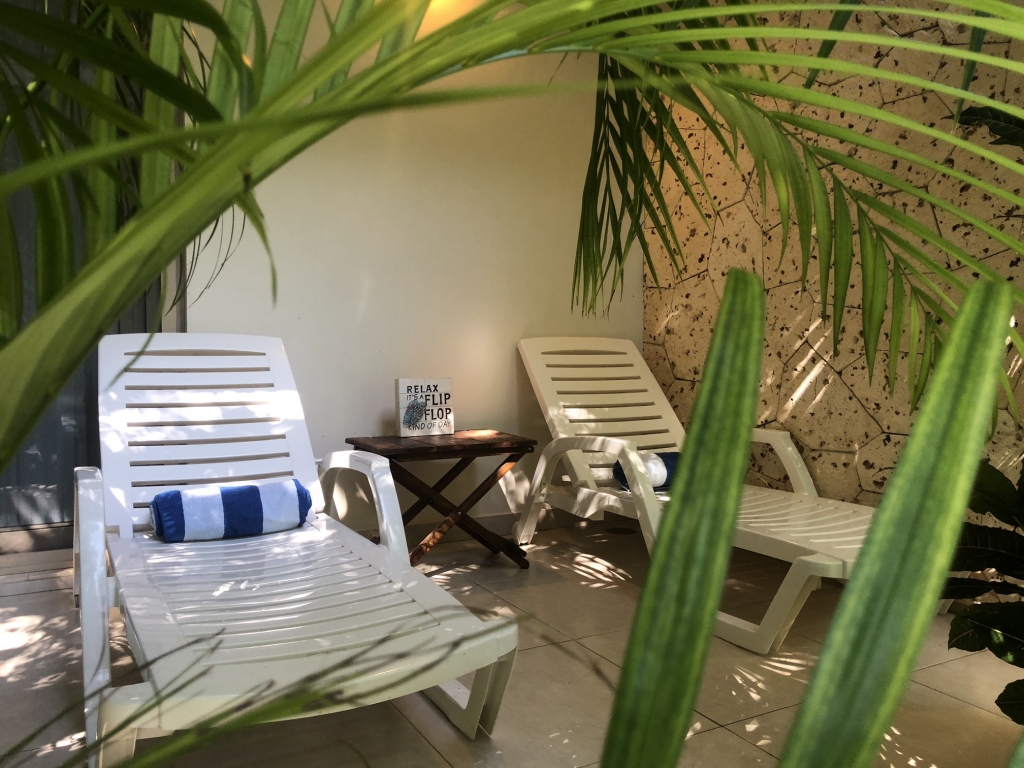 Ground floor condo with private pool, luxury finishes in Aldea Zama Tulum, for sale.