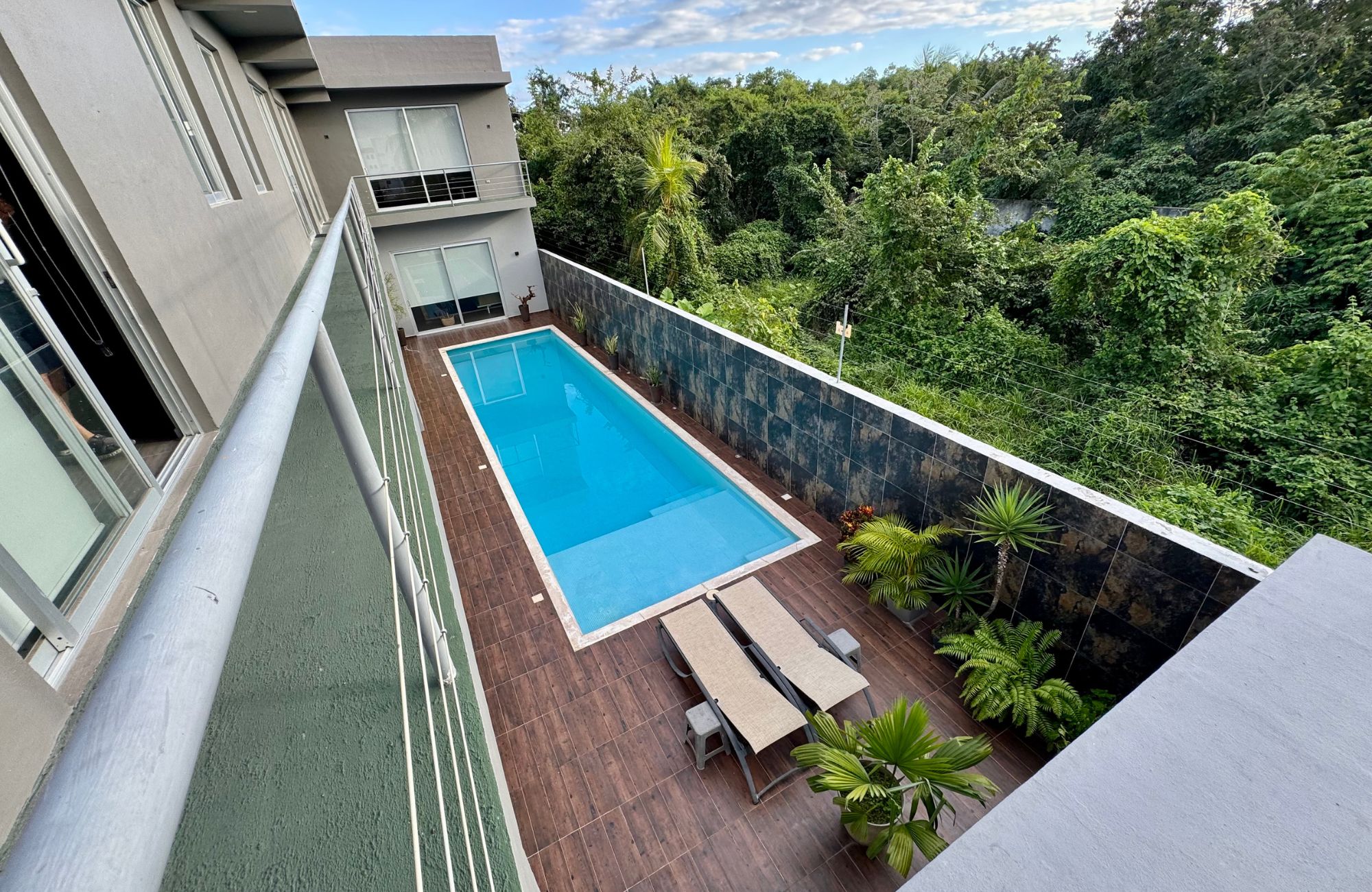 House with private pool, rooftop, double-height window, pre-construction, for sale in Country Club, Cozumel.