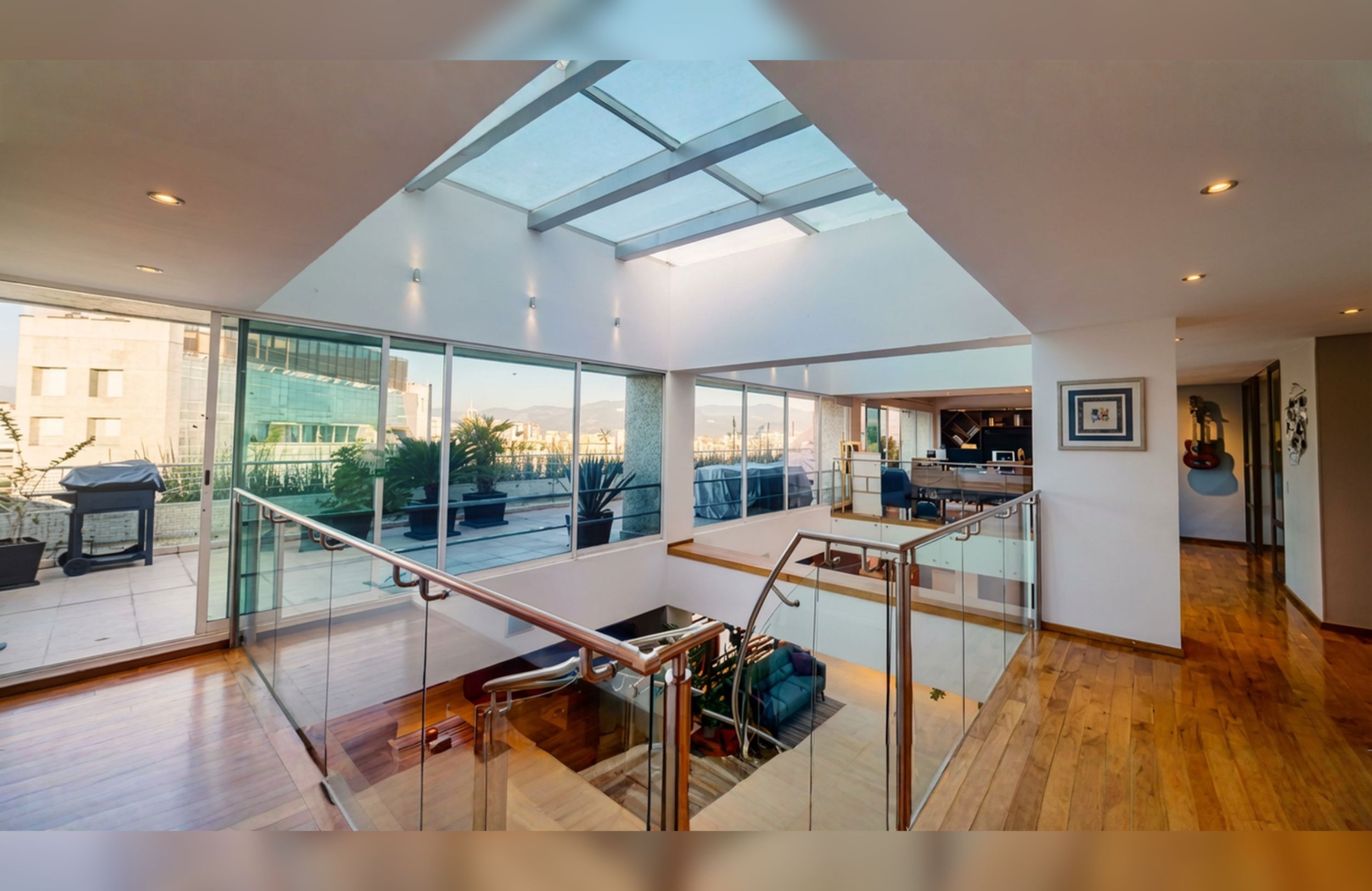 Penthouse with private jacuzzi, terrace, and fire pit, for sale, Polanco, Mexico City