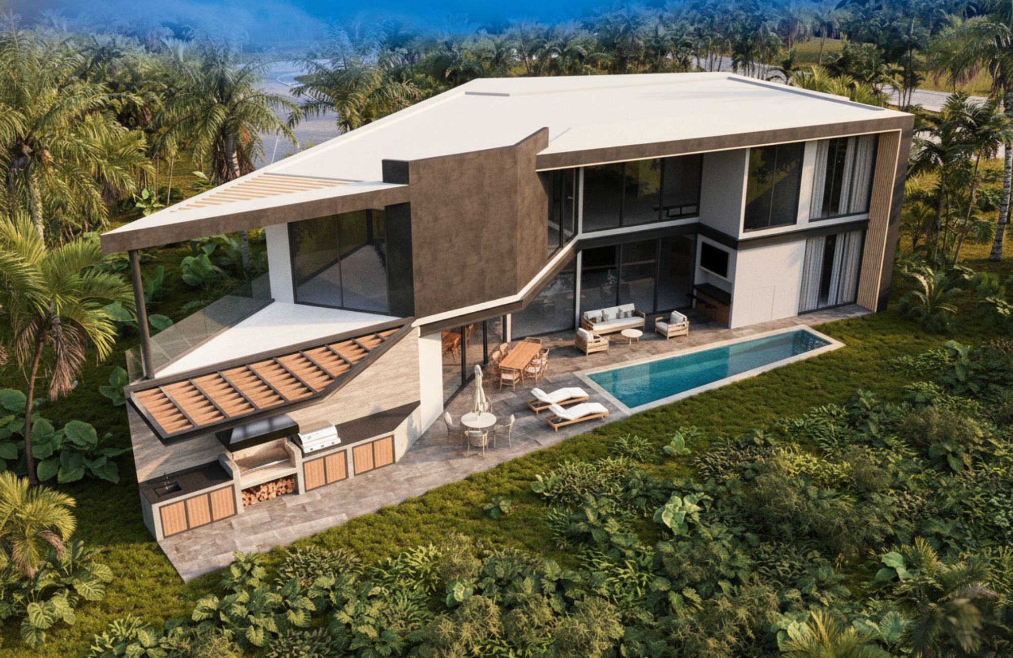 House with studio and private pool for sale, Xpu-ha, Quintana Roo