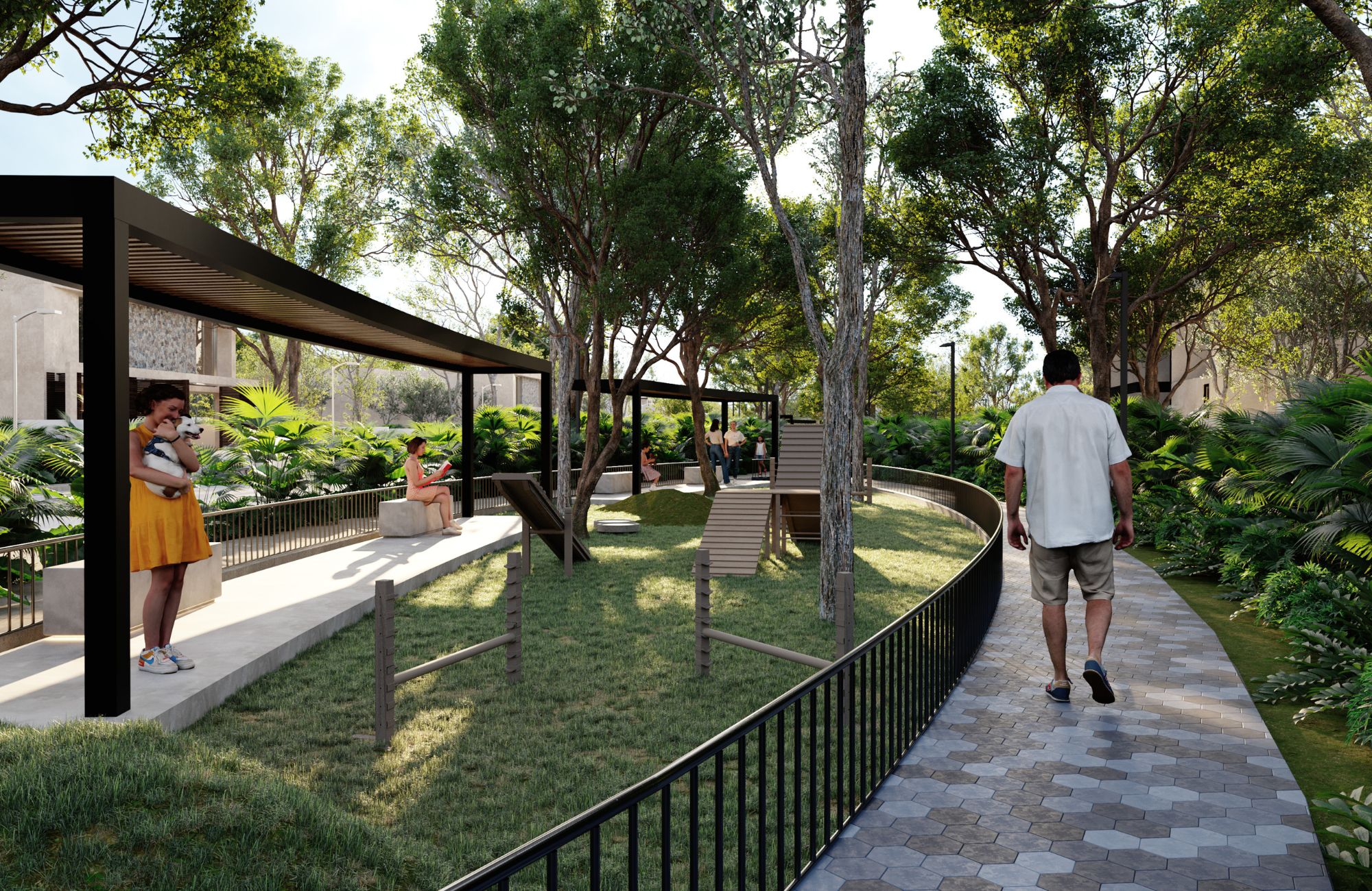 Single-Family Lot within a Gated Residential Community with Golf Course in M&eacute;rida