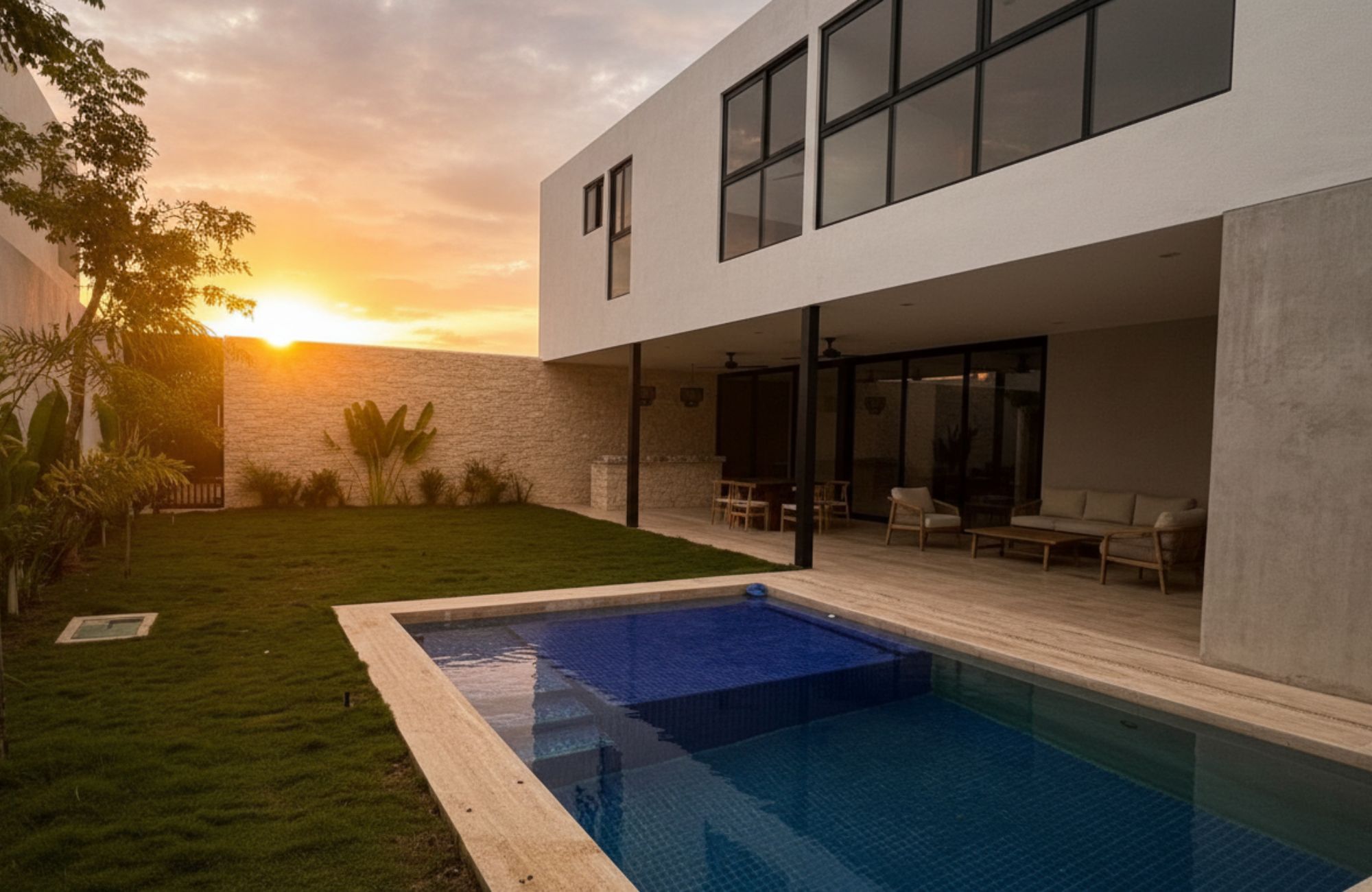 Two-story house with private pool for sale, Xcanat&uacute;n, M&eacute;rida