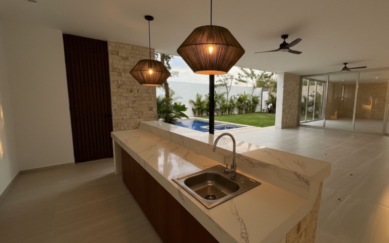 Two-story residence with private pool for sale, Xcanat&uacute;n, M&eacute;rida