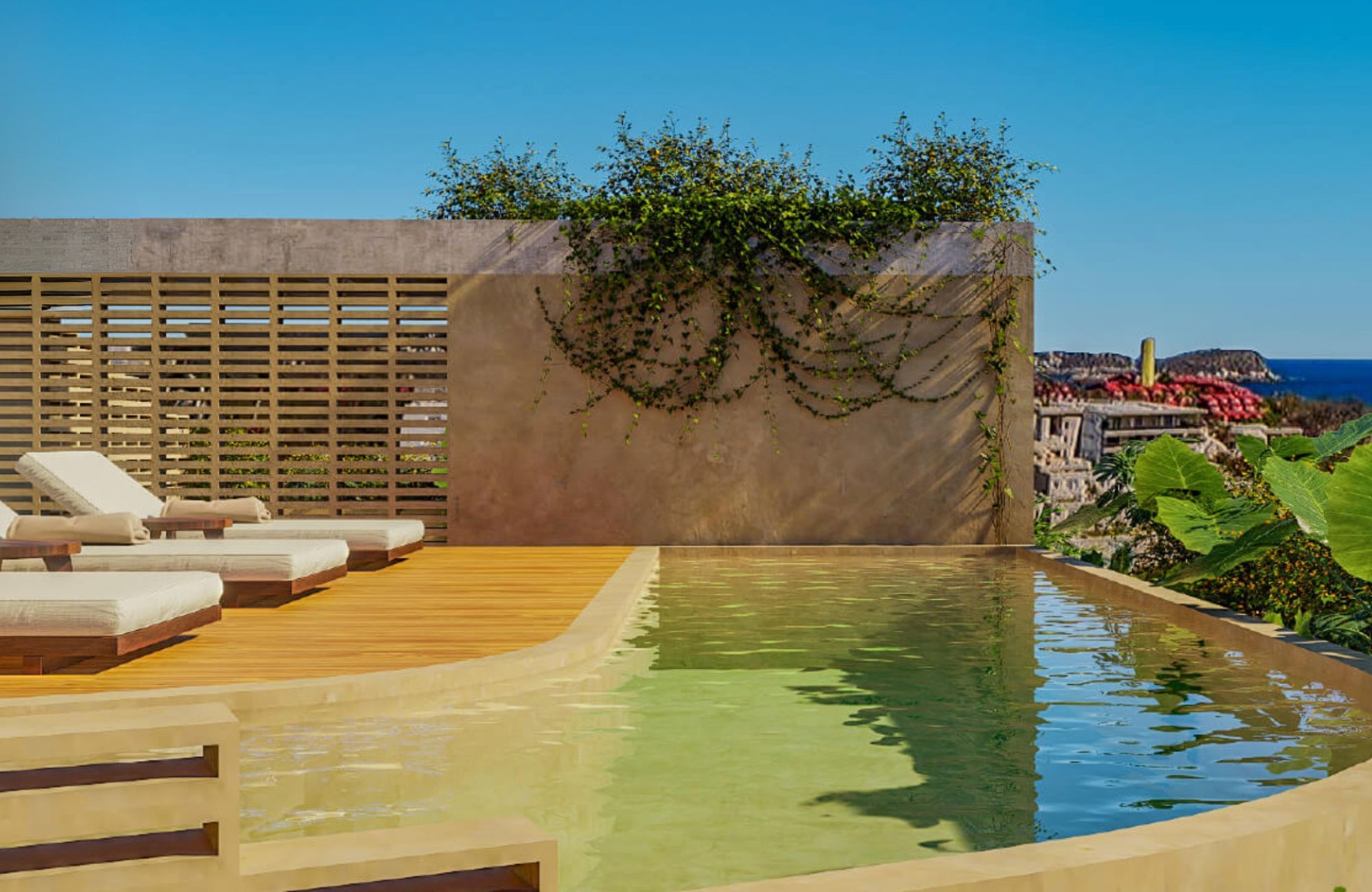 Condo with private terrace and two shared pools for sale, Santa Cruz Huatulco