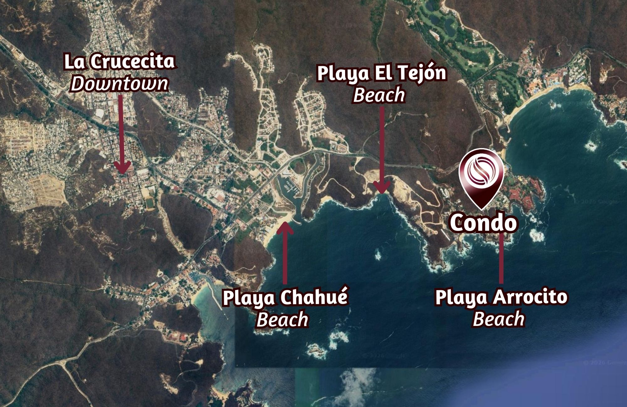 Condo with private terrace and two shared pools for sale, Santa Cruz Huatulco