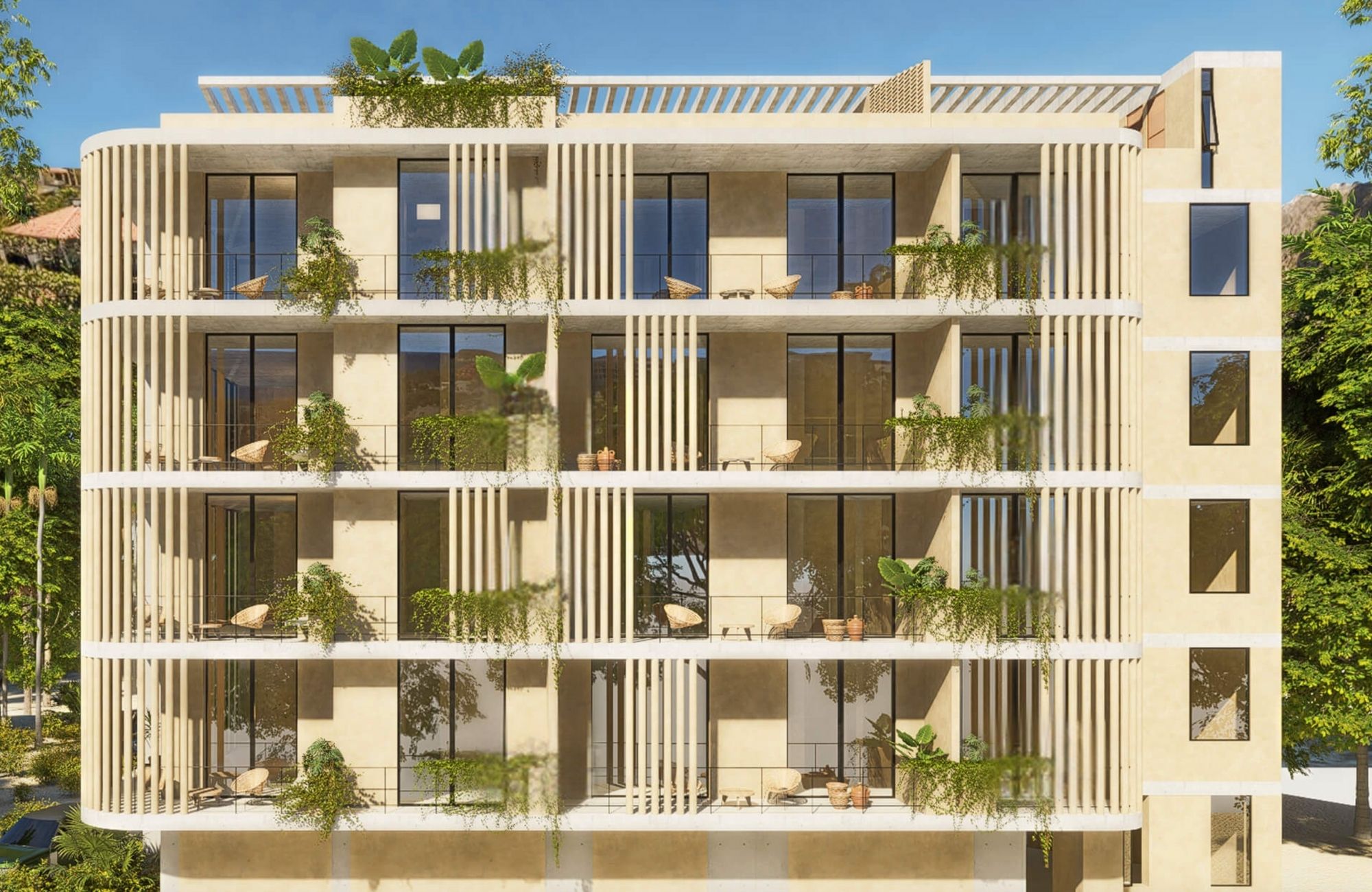 Two-level luxury condo with private pool, pet-friendly, for sale in Huatulco.