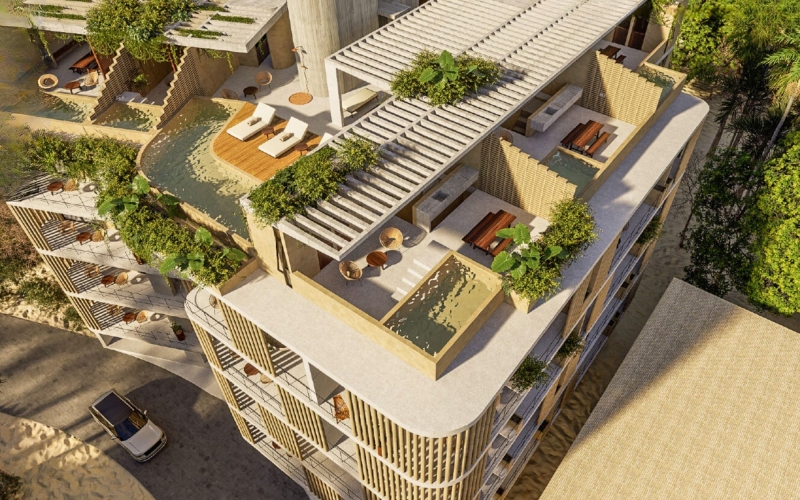 Penthouse with terrace and ocean view for sale, Arrocito, Huatulco