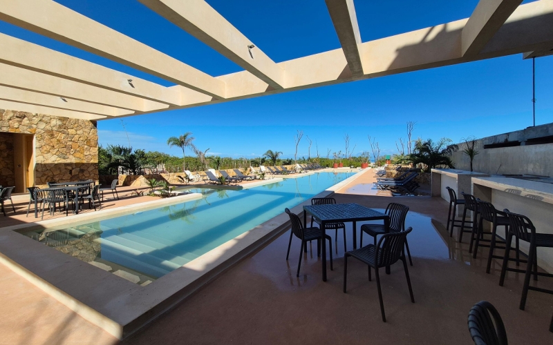 Departamento frente a la playa, en venta, Telchac, Yucat&aacute;n