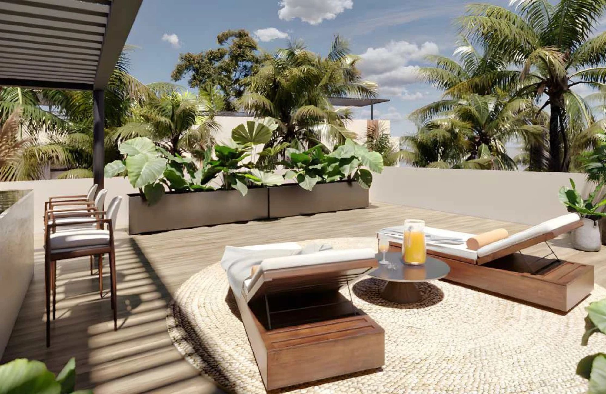 Steps from the beach condo with pool, Chicxulub Puerto, for sale, M&eacute;rida