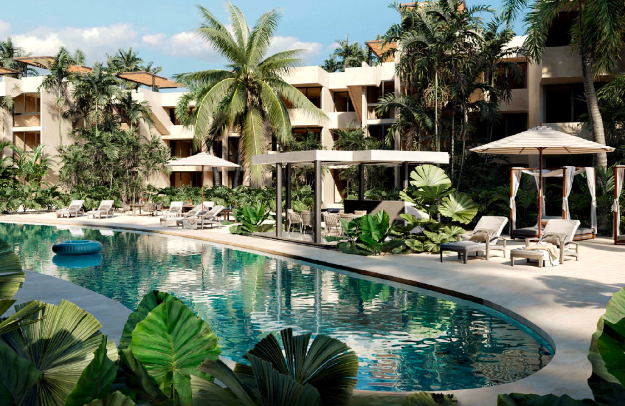 Furnished loft with private pool in a small gated community, Centro M&eacute;rida