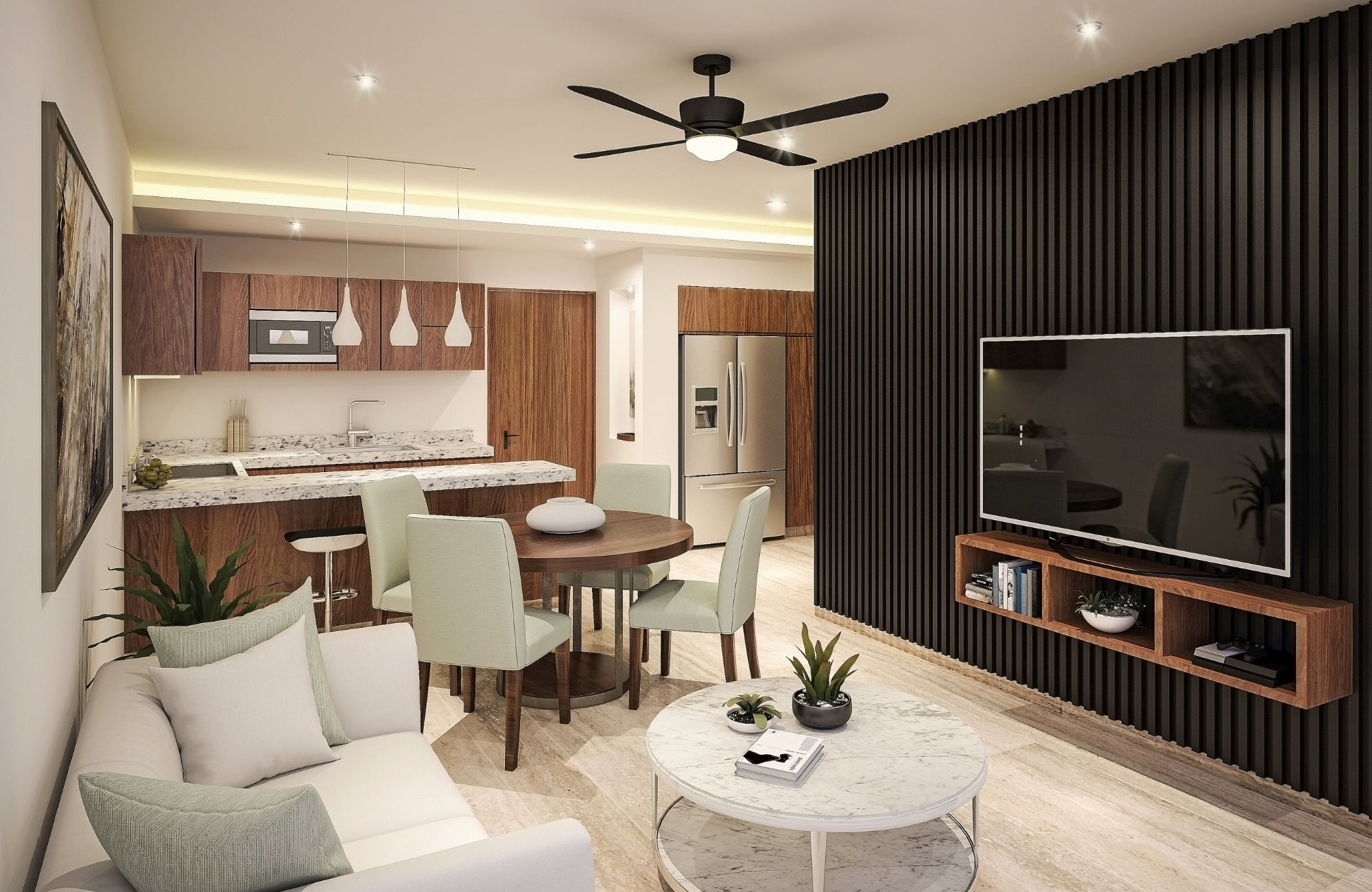 Two-bedroom apartment, pet-friendly, for sale in M&eacute;rida.