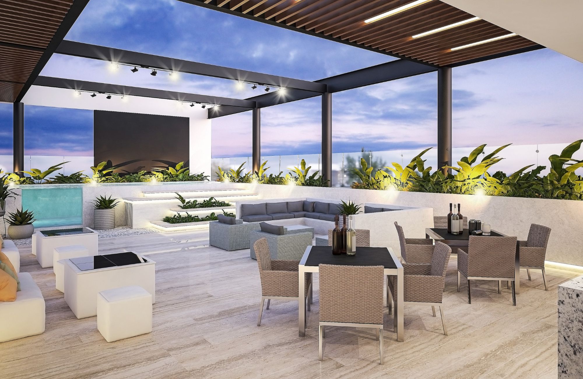 Furnished ground-floor condo, for sale, Temoz&oacute;n Norte, M&eacute;rida