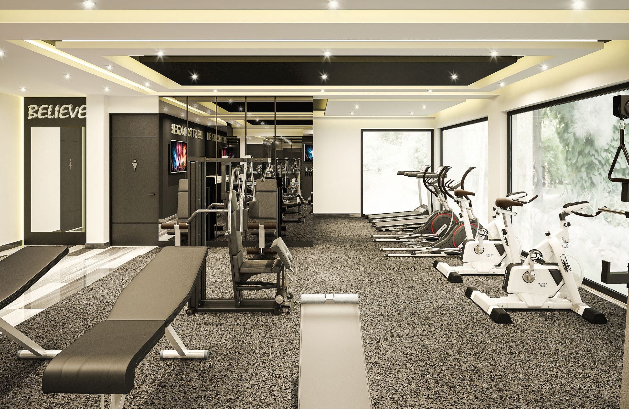 Departamento con alberca y jardin privado, tina y vanity room, area para mascotas, cigar lounge, gimnasio coworking y mas en venta Merida No