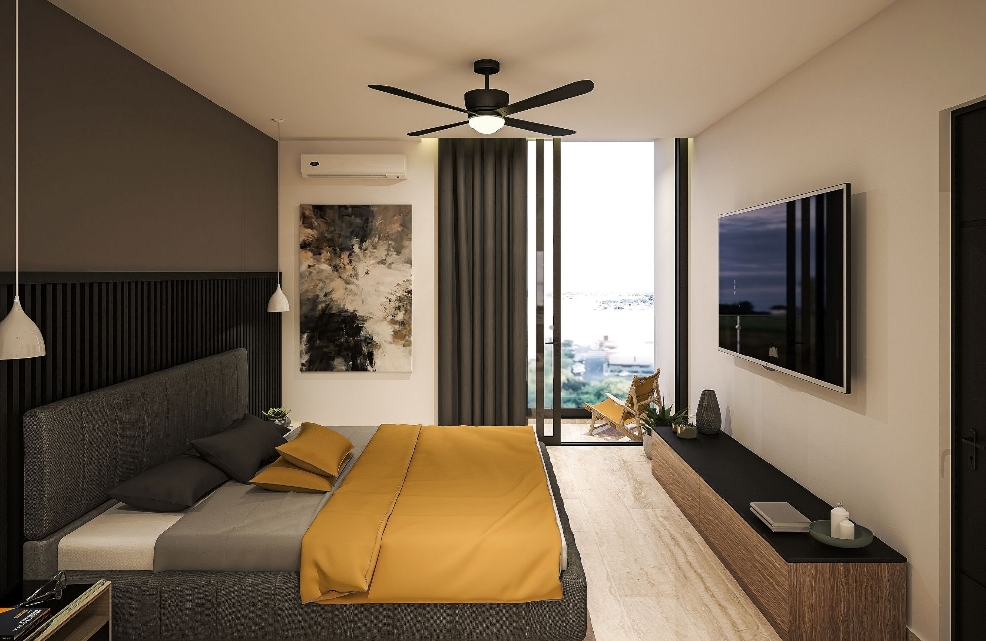 Departamento con alberca y jardin privado, tina y vanity room, area para mascotas, cigar lounge, gimnasio coworking y mas en venta Merida No