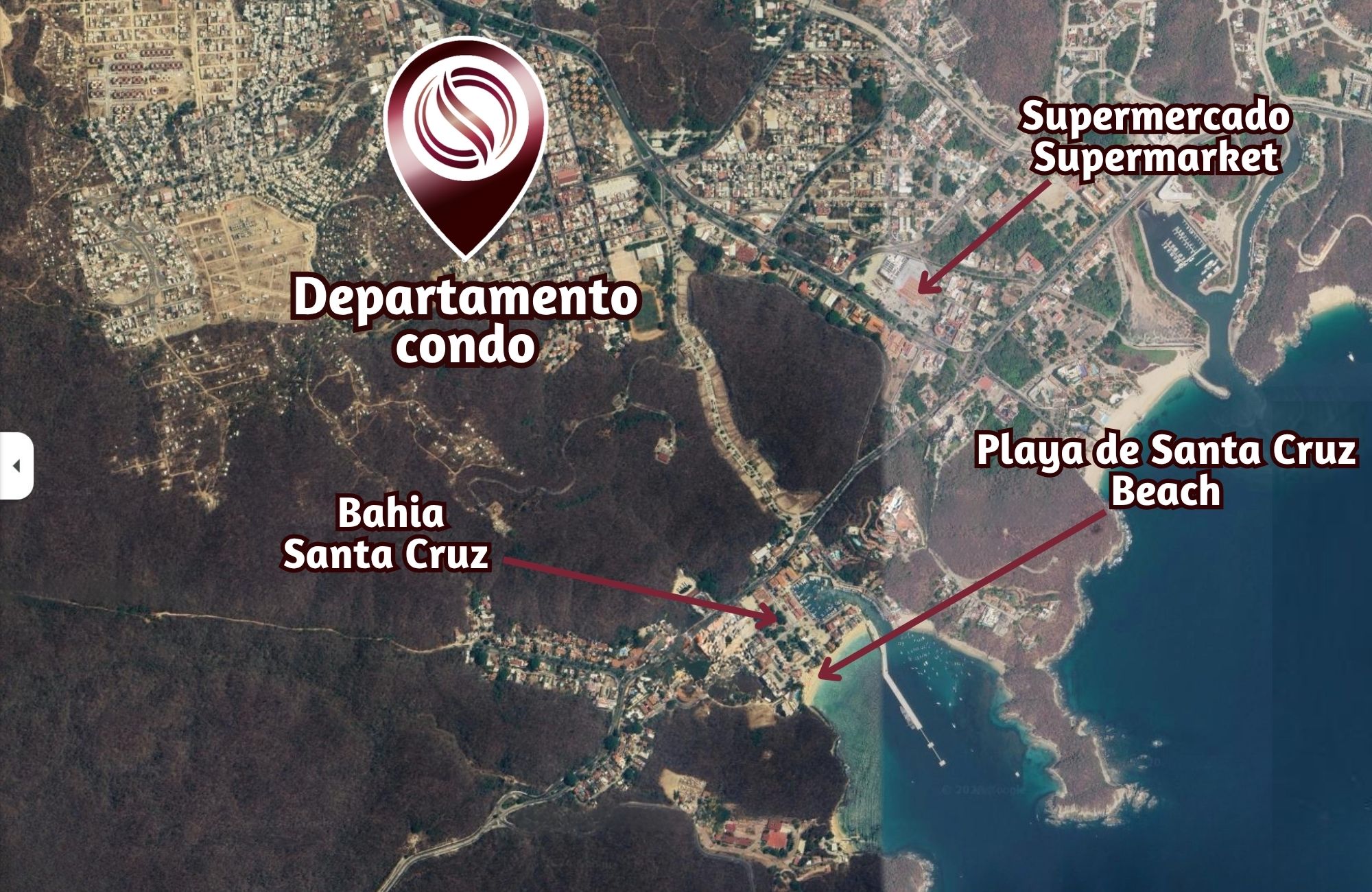 Fully furnished hotel-style suite for sale, Santa Cruz, Huatulco