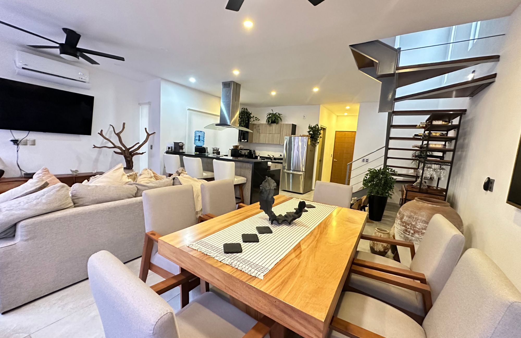 Casa con alberca privada ecol&oacute;gica, con excedente, en venta El Ramonal, Canc&uacute;n