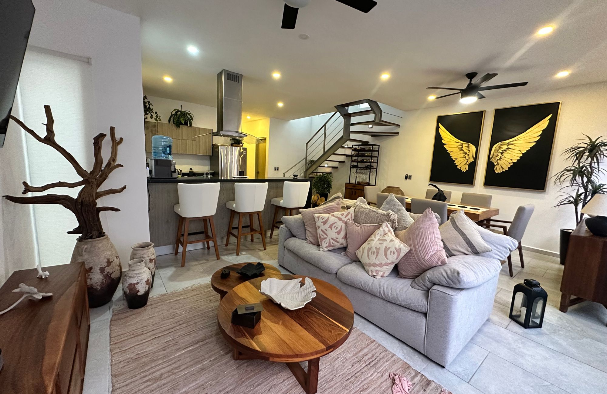Casa con alberca privada ecol&oacute;gica, con excedente, en venta El Ramonal, Canc&uacute;n