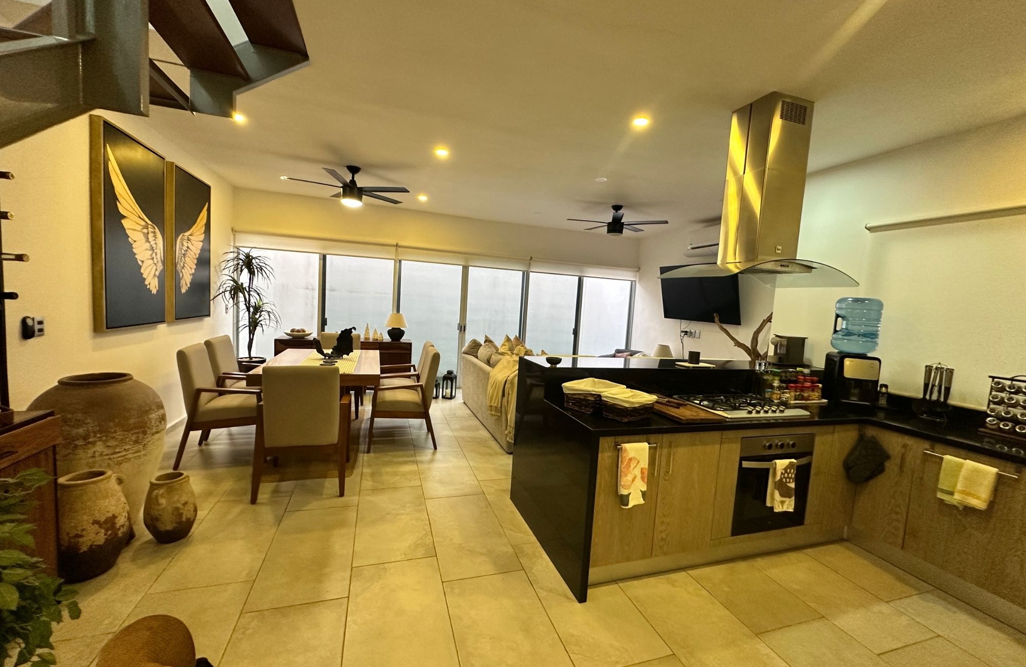 Casa con alberca privada ecol&oacute;gica, con excedente, en venta El Ramonal, Canc&uacute;n